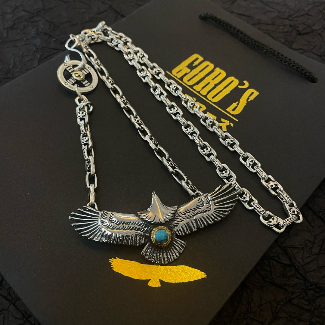 【新品上架】Goro’s高桥吾郎老鹰项链，顶级版本 认准独家拍摄 主攻高端市场 绝对区别普通版本！图片产