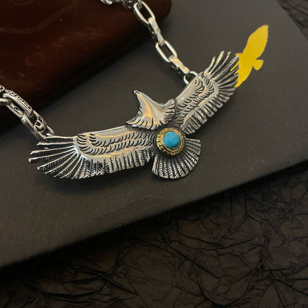 【新品上架】Goro’s高桥吾郎老鹰项链，顶级版本 认准独家拍摄 主攻高端市场 绝对区别普通版本！图片产