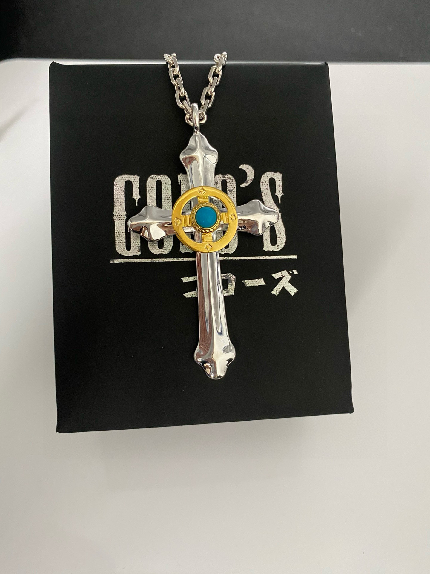 🔥高桥吾郎 十字架项链 小红书 抖音直播 网红 明星同款！无论怎么搭配‮好都‬看 六叔 林俊杰 木‮拓村