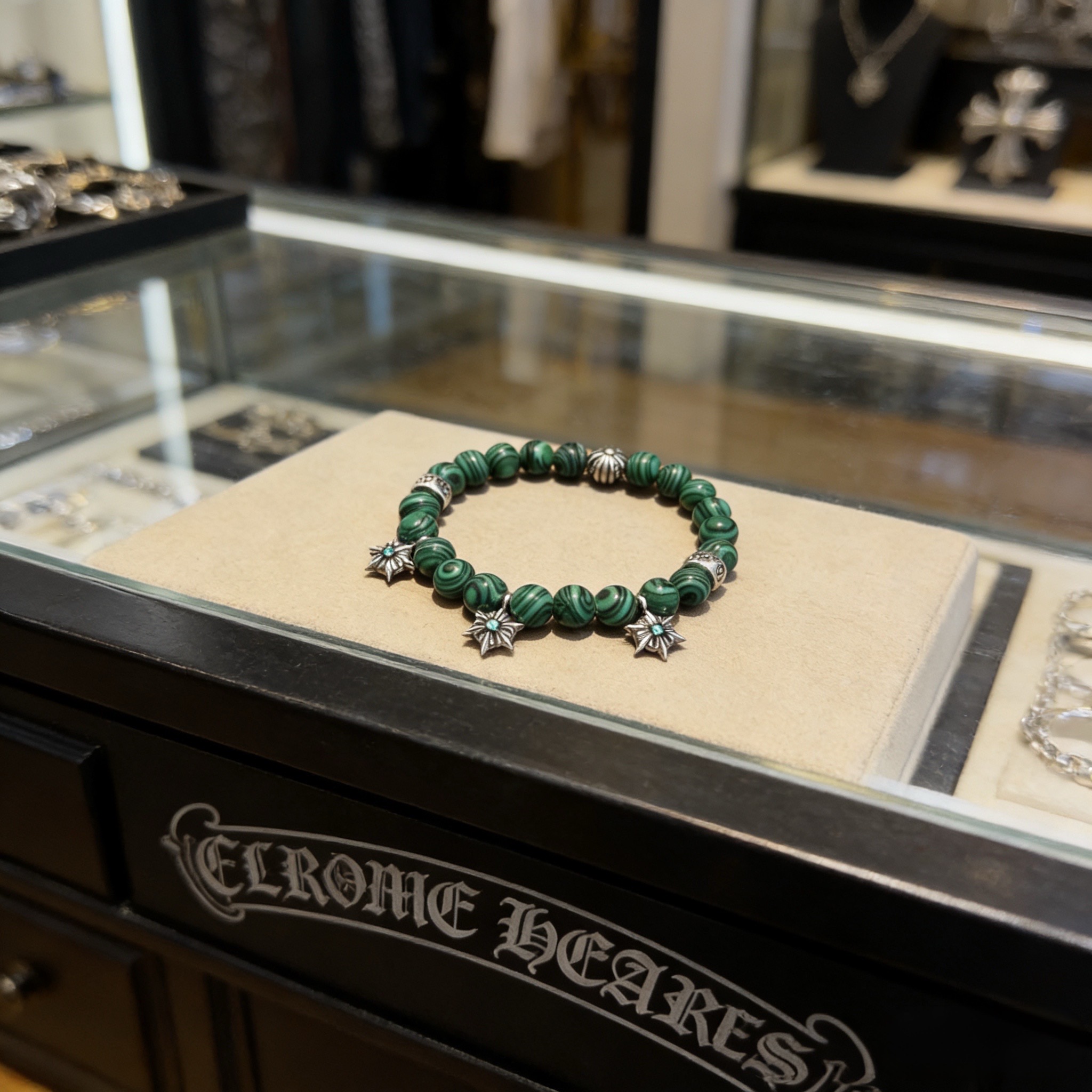 新款【专柜品质】Chrome Hearts克罗心 经典复古多元素手串手链 ，快手/ins/小红书热门，凹