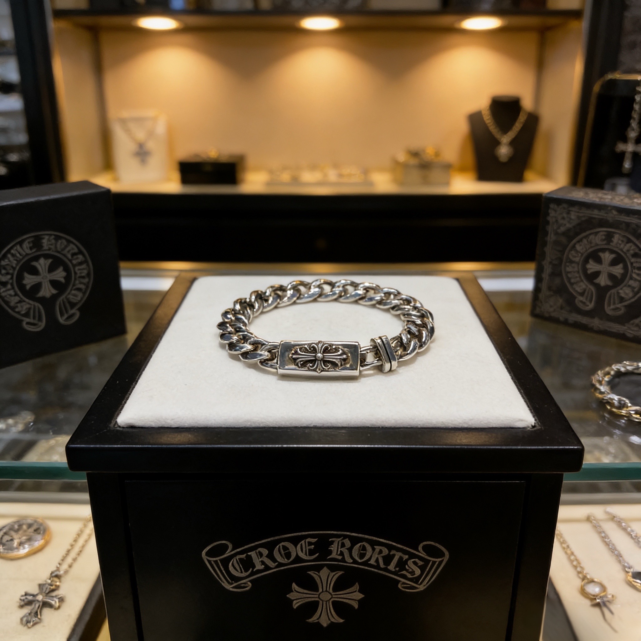 NO:763427,New [counter quality] Chrome Hearts Classic Retro Cross Flower Glossy Cuban Bracelet, the original concave and convex shapes have different pattern design styles, showing a distinctive cross. The Scout flower is the symbol of Chrome Hearts, so it is more durable. Genuine pattern-printed Chrome Hearts distinguishes the ordinary light version in the market. Match the version and standard quality. Look at the printing details. The degree of retro ash oxidation. Seiko version!  !  !  Purely handmade ~ Authentic open mold fashion essentials. Can be worn by both men and women. Same style for couples. Official website original. Rock punk Thai silver style. Retro elements. Trendy and versatile!  , jewelry boutique, chrome hearts, chrome hearts, bracelet19860909新款【专柜品质】Chrome Hearts克罗心经典复古十字花光面古巴手链,原图凹凸造型不同的花纹设计风格 呈现出与众不同 十字架 童军花是克罗心的志 所以更经久不衰 正品打版Chrome Hearts克罗心 区别市场普通轻版 对版对标品质 看字印细节 复古做旧灰氧程度.精工版本！！！ 纯手工打造 ～正品开模潮流时尚必备 男女均可佩戴 情侣同款 官网原版 摇滚朋克泰银风格 复古元素 潮流百搭！,饰品精品,chrome hearts,chrome hearts,bracelet,Jewelry