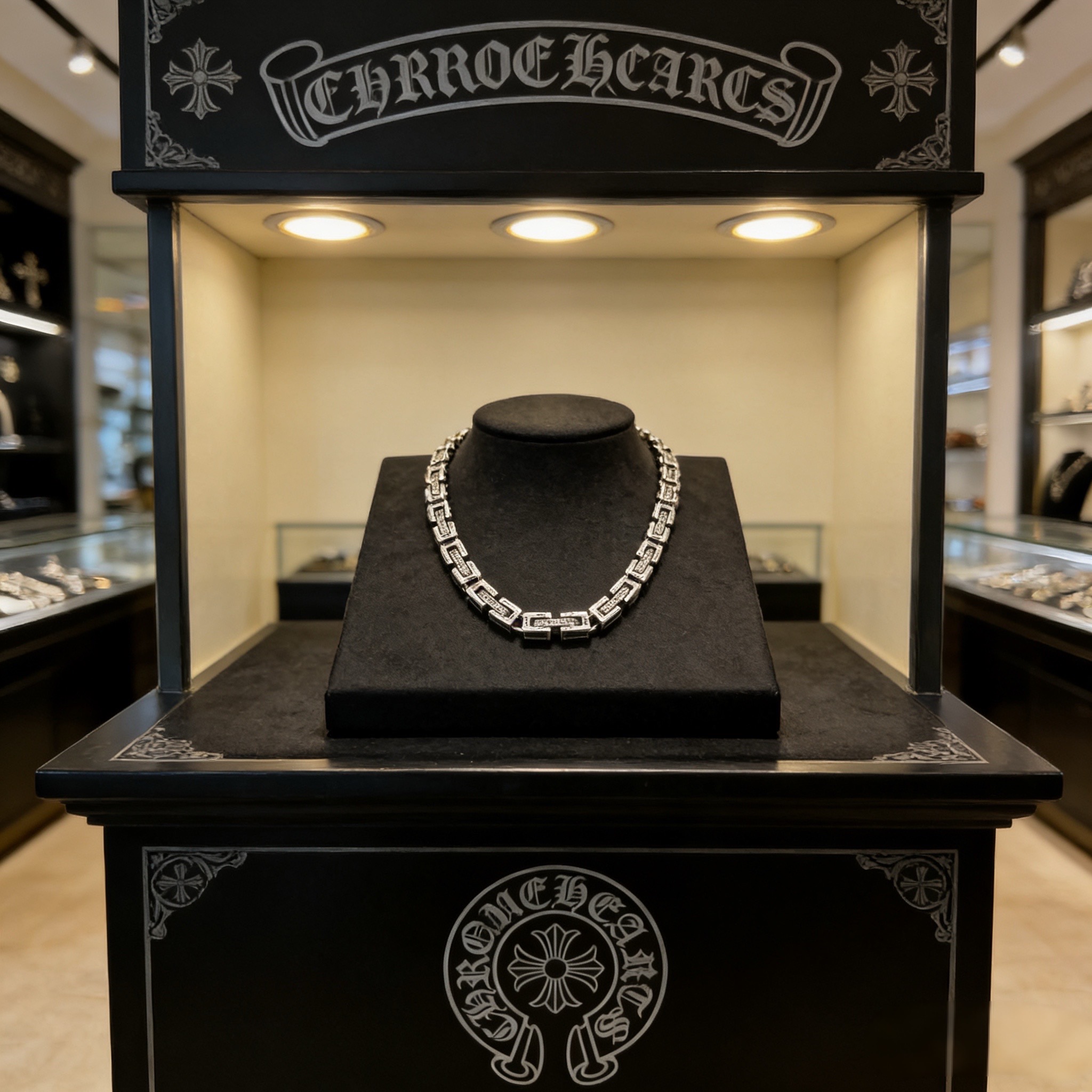 NO:763241,Batch of new [counter quality] Chrome Hearts classic retro multi-element necklace with concave and convex shapes and different pattern design styles, showing a distinctive cross. The Scout flower is the symbol of Chrome Hearts, so it is more durable. Genuine patterned Chrome Hearts distinguishes the ordinary light version in the market. Match the version and benchmark quality. Look at the printing details. The degree of retro gray oxidation. Seiko version!  !  !  Purely handmade ~ Authentic open mold fashion essentials. Can be worn by both men and women. Same style for couples. Official website original. Rock punk Thai silver style. Retro elements. Trendy and versatile!  , jewelry boutique, chrome hearts, chrome hearts, necklace19860909批 新款【专柜品质】Chrome Hearts克罗心 经典复古多元素项链 凹凸造型不同的花纹设计风格 呈现出与众不同 十字架 童军花是克罗心的志 所以更经久不衰 正品打版Chrome Hearts克罗心 区别市场普通轻版 对版对标品质 看字印细节 复古做旧灰氧程度.精工版本！！！ 纯手工打造 ～正品开模潮流时尚必备 男女均可佩戴 情侣同款 官网原版 摇滚朋克泰银风格 复古元素 潮流百搭！,饰品精品,chrome hearts,chrome hearts,necklace,Jewelry