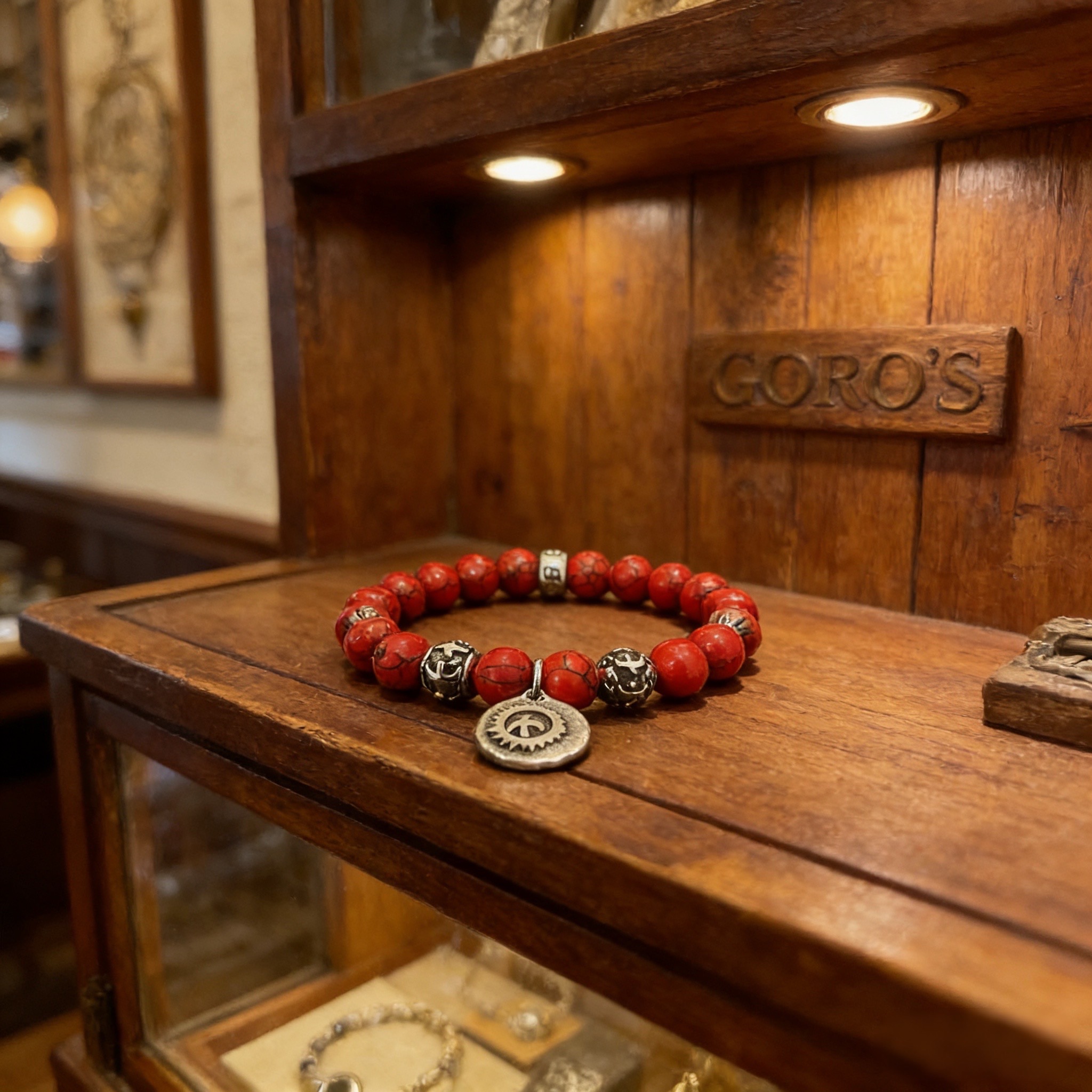 NO:763233,[New product on the shelves] Goro’s Goro Takahashi small silver medal red glass bead bracelet, top version, look for exclusive shooting, focus on the high-end market, absolutely different from the ordinary version!  The product details in the pictures are consistent with ZP!  Original production process, exquisite quality, purely handmade ~ Authentic open mold, fashionable must-have, can be worn by both men and women, same style for couples, rock punk Thai silver style, retro elements, trendy and versatile, same style as the official website, boutique jewelry, bracelet19860909【新品上架】Goro’s高桥吾郎小银牌红色琉璃珠手串手链,顶级版本 认准独家拍摄 主攻高端市场 绝对区别普通版本！图片产品细节与ZP一致！原版制作工艺 精工品质 纯手工打造 ～正品开模潮流时尚必备 男女均可佩戴 情侣款同款 摇滚朋克泰银风格 复古元素 潮流百搭 官网同款,饰品精品,bracelet,Jewelry