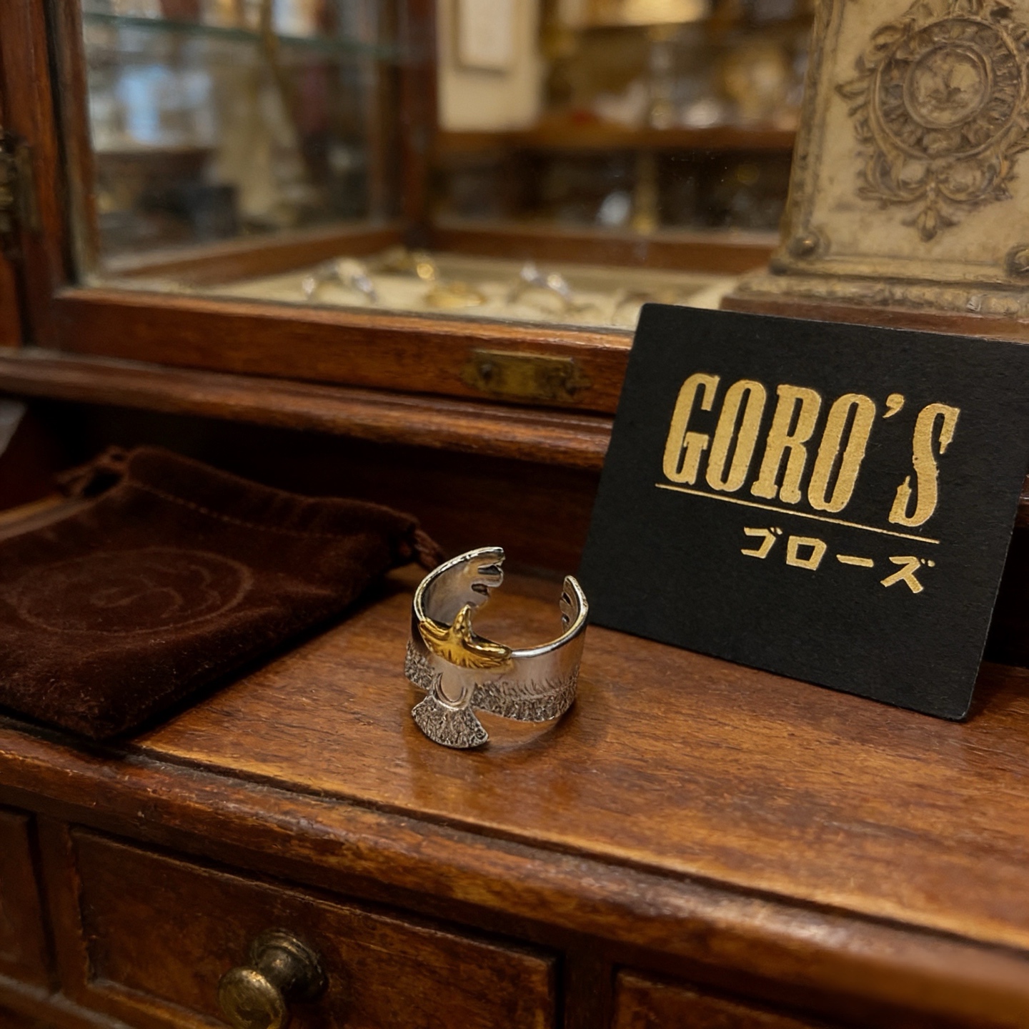 Goro's 新品上架Goro’s高桥吾郎点金老鹰开口戒指