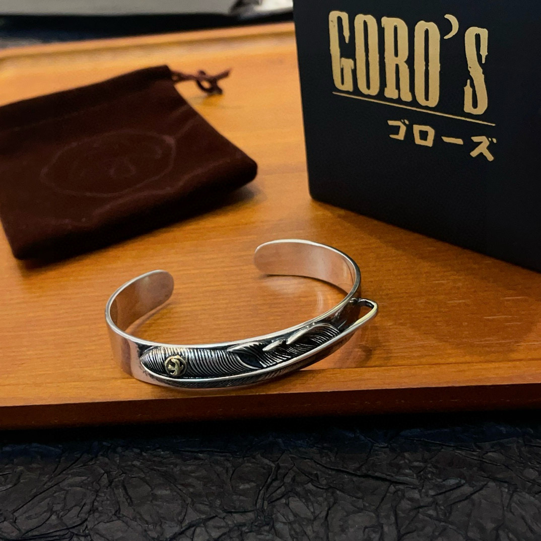 Goro's 新品上架Goro’s高桥吾郎点金飞鸟羽毛手镯