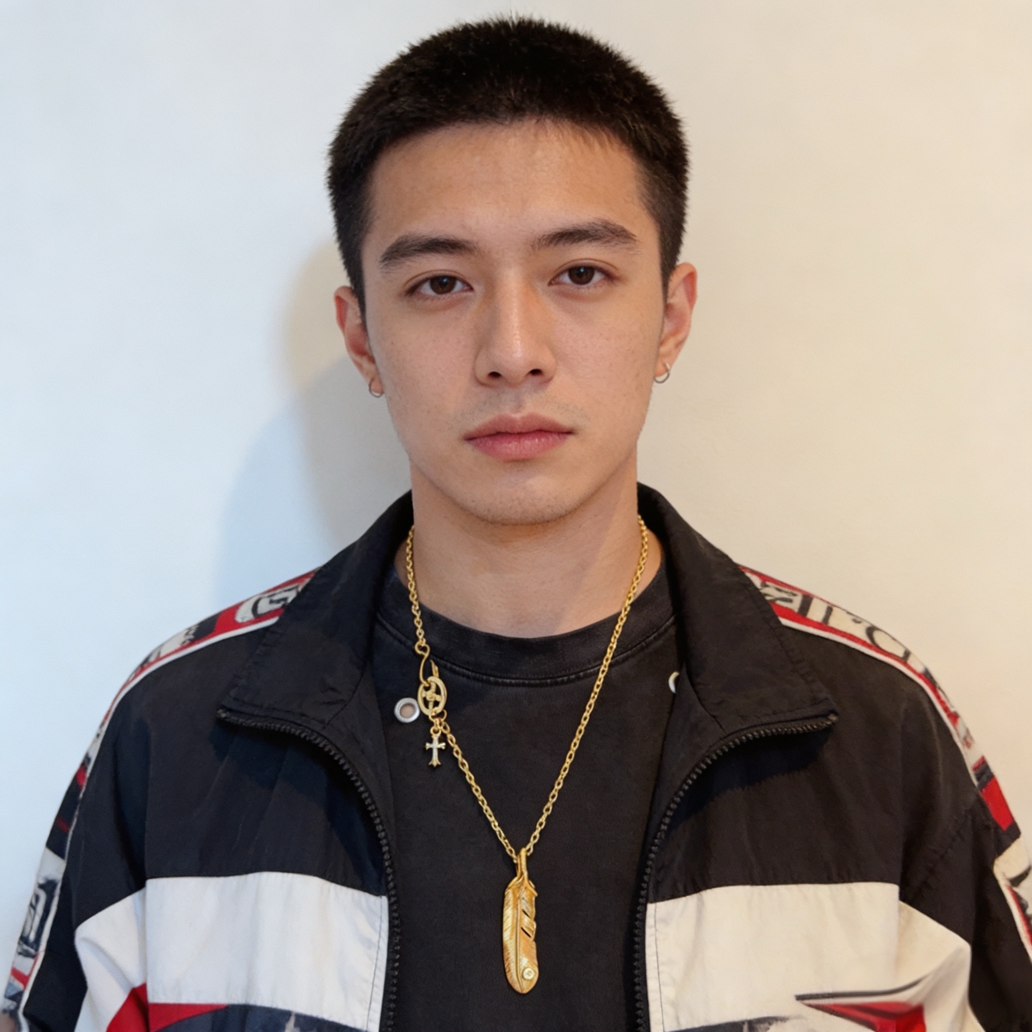 Goro's 新品上架Goro’s高桥吾郞克罗心结合十字架鹰爪羽毛项链 认准独家拍摄 主攻高端市场