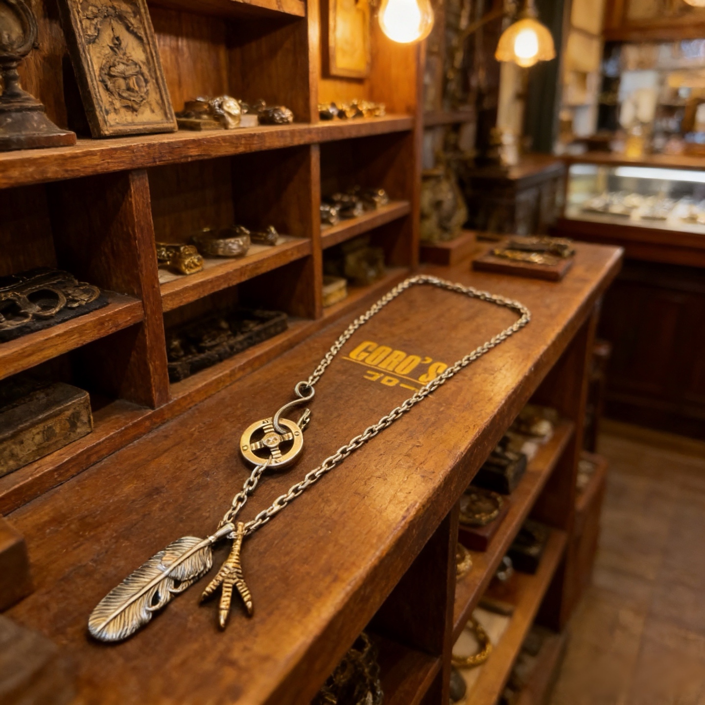 NO:763240,[New product on the shelves] Goro’s Goro Takahashi Eagle Claw Feather Necklace, the top version, be sure to take exclusive photos, focus on the high-end market, a popular model on Kuaishou/ins/Xiaohongshu, absolutely different from the ordinary version!  The product details in the pictures are consistent with ZP!  Original production process, exquisite quality, purely handmade ~ Authentic mold opening, trendy and fashionable must-have, can be worn by both men and women, same style for couples, rock punk Thai silver style, retro elements, trendy and versatile, same style as the official website, fine jewelry, necklace19860909【新品上架】Goro’s高桥吾郎鹰爪羽毛项链 顶级版本,认准独家拍摄,主攻高端市场 ,快手/ins/小红书热门款,绝对区别普通版本！图片产品细节与ZP一致！原版制作工艺 精工品质 纯手工打造 ～正品开模潮流时尚必备 男女均可佩戴 情侣款同款 摇滚朋克泰银风格 复古元素 潮流百搭 官网同款,饰品精品,necklace,Jewelry