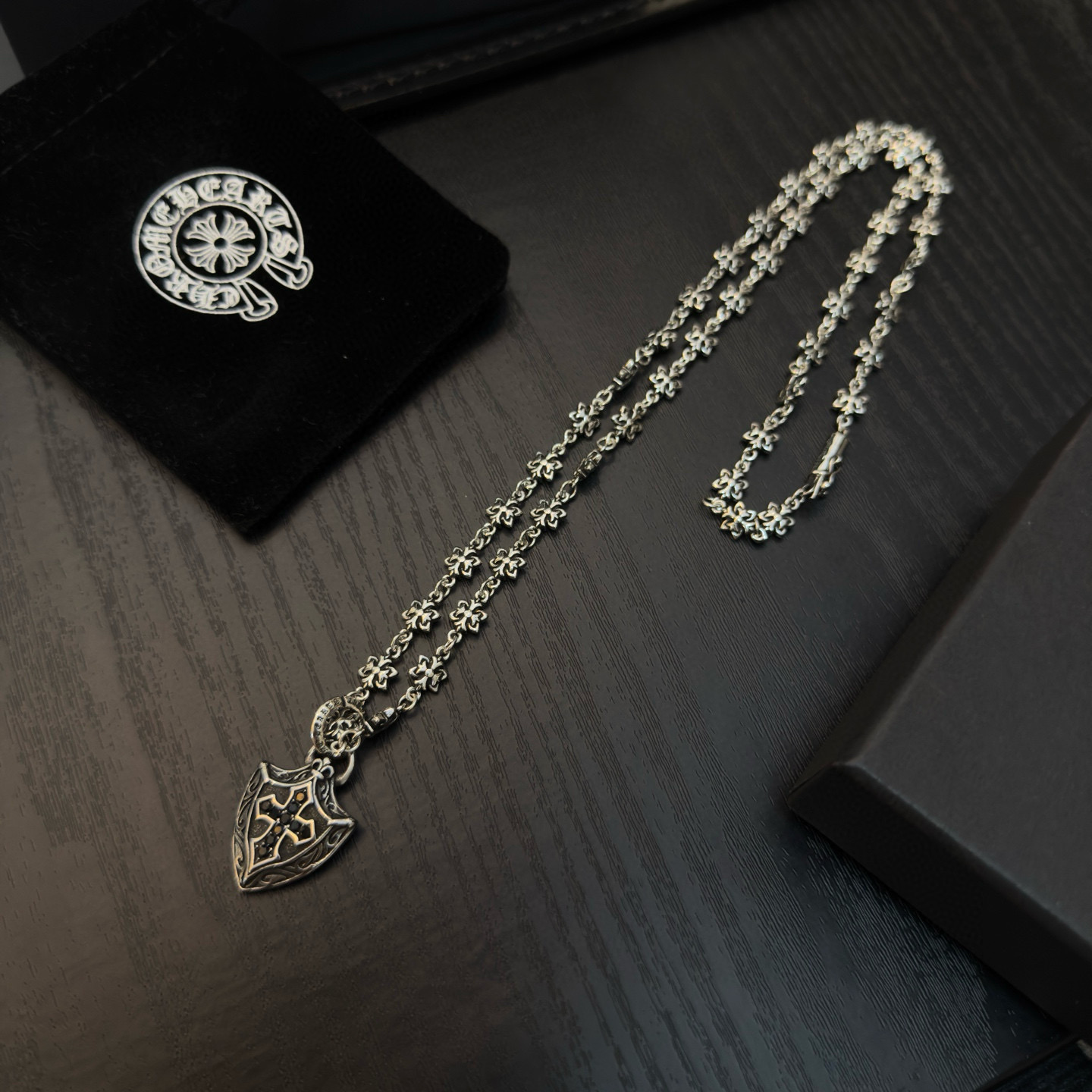Chrome Hearts 新款【 品质】Chrome Hearts克罗心十字花项链