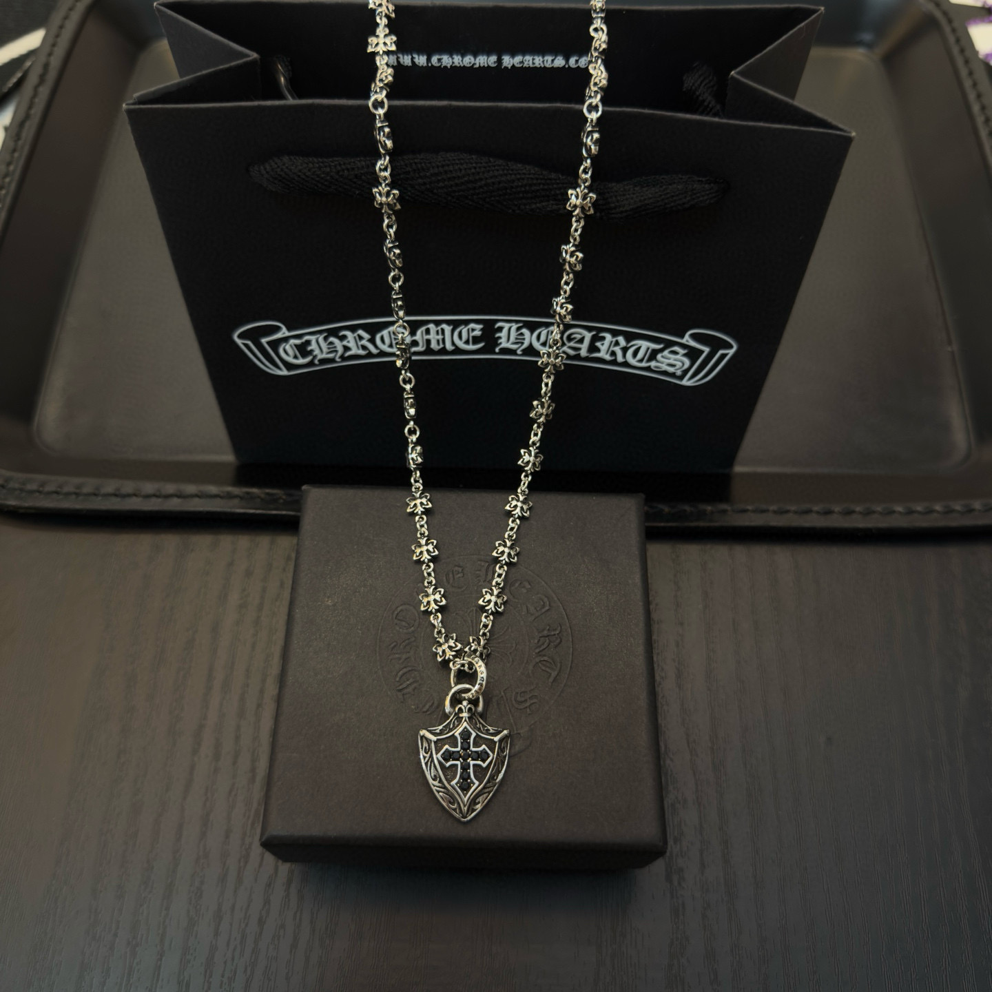 Chrome Hearts 新款【 品质】Chrome Hearts克罗心十字花项链