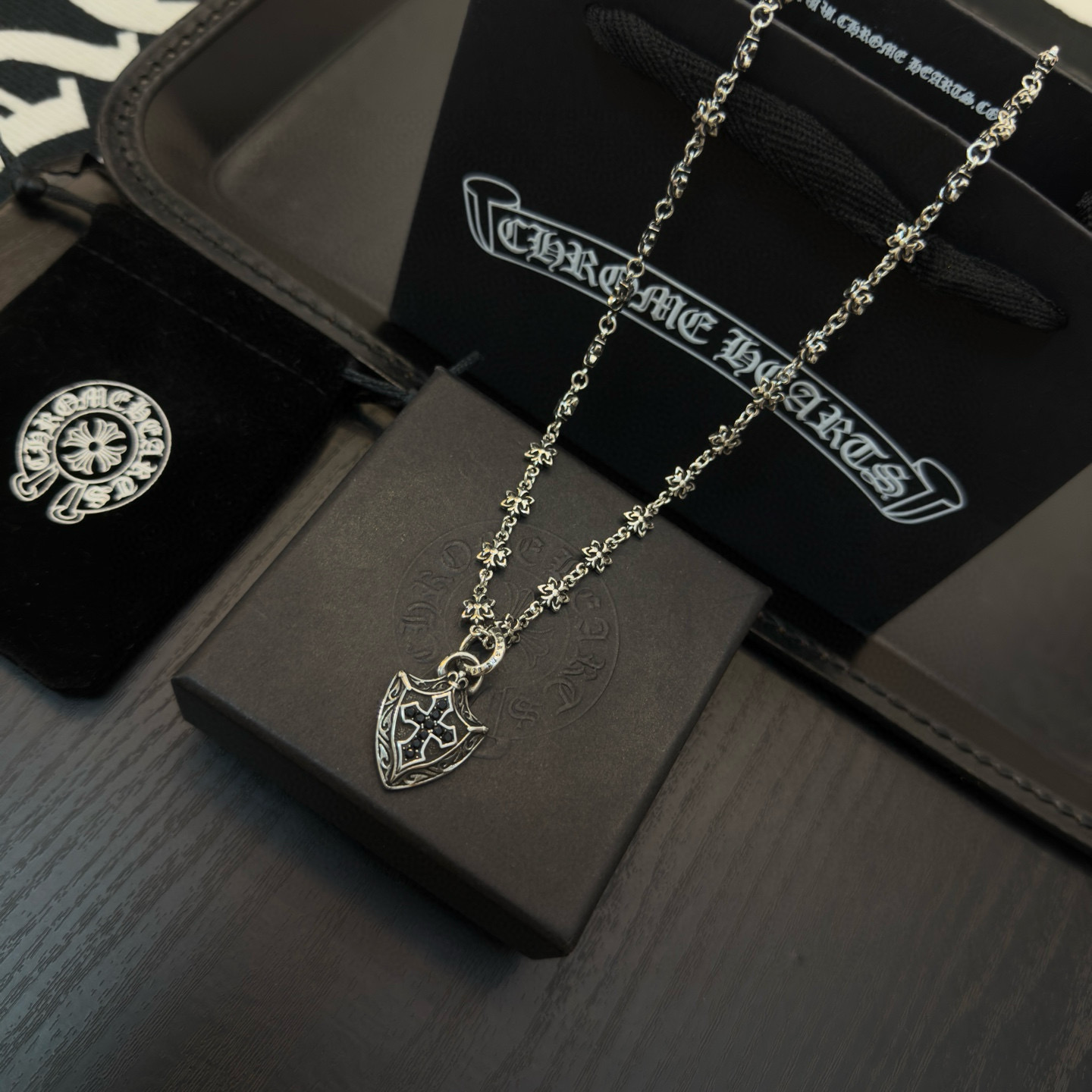 Chrome Hearts 新款【 品质】Chrome Hearts克罗心十字花项链