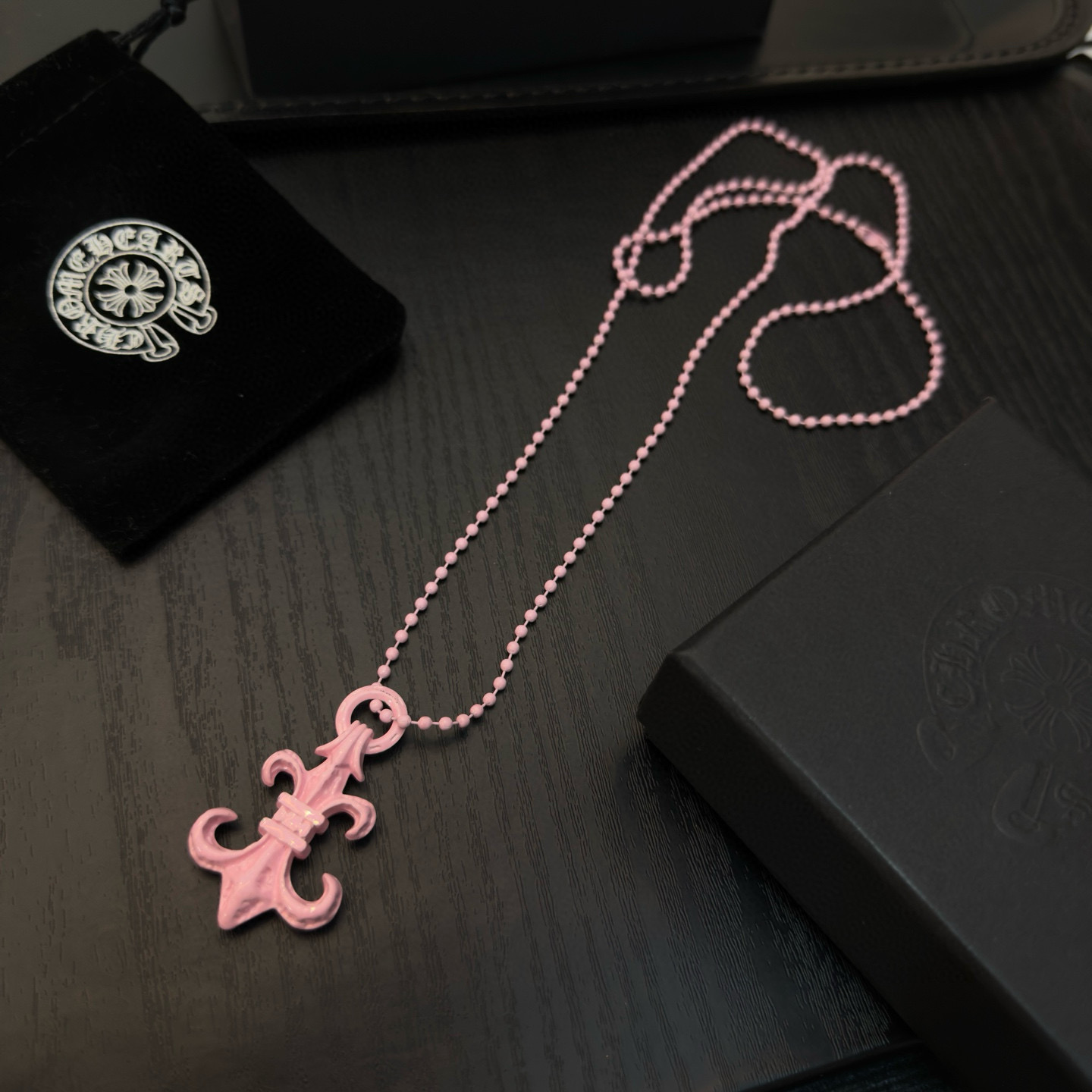 Chrome Hearts 新款Chrome Hearts 克罗心童军花树脂项链 工艺 颜色非常俏皮