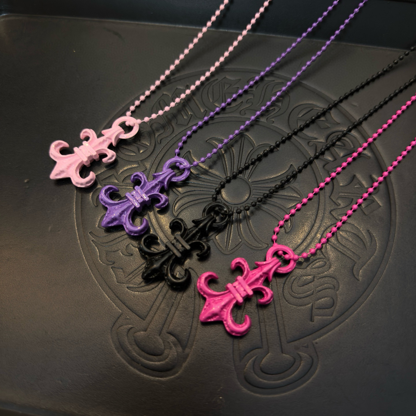 Chrome Hearts 新款Chrome Hearts 克罗心童军花树脂项链 工艺 颜色非常俏皮
