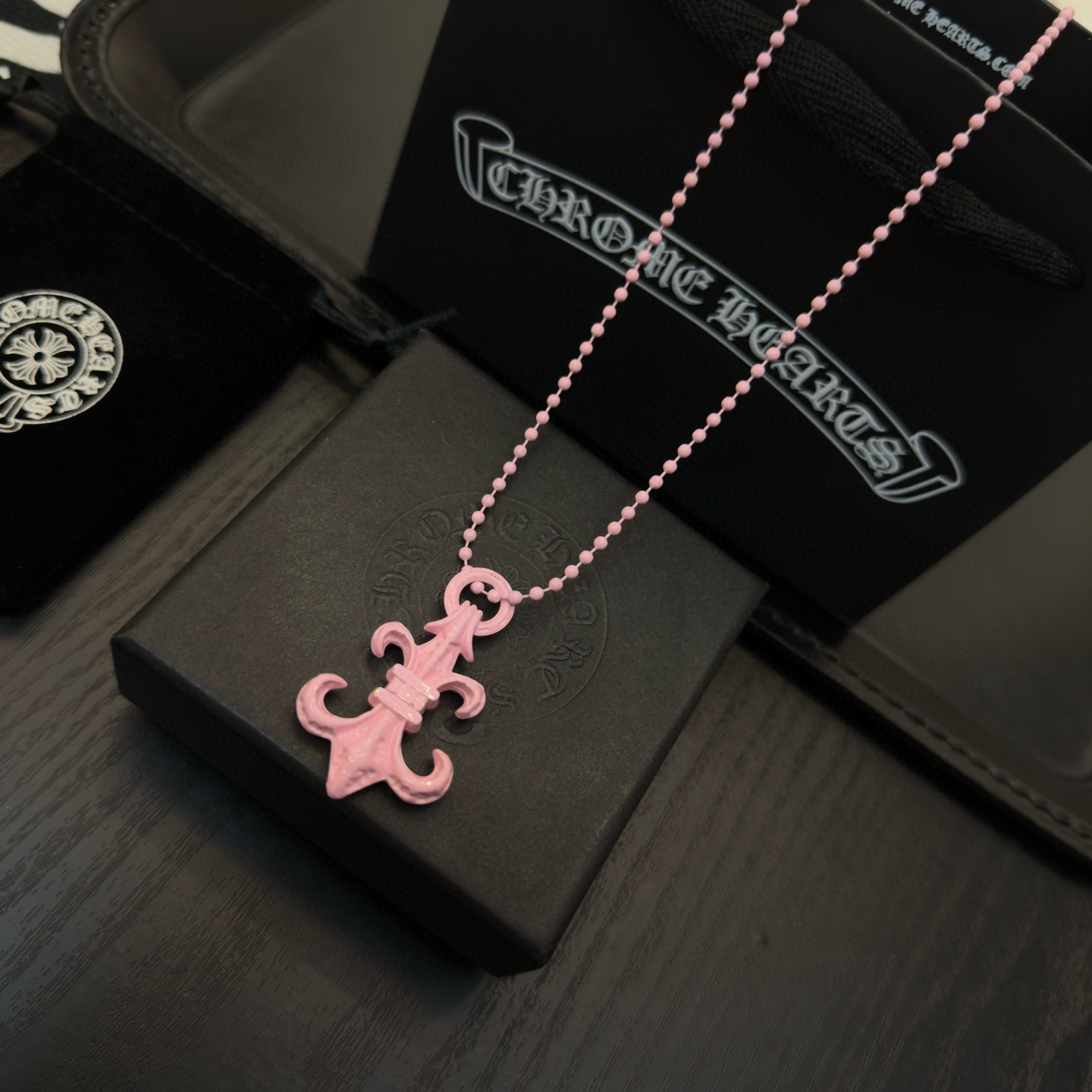 Chrome Hearts 新款Chrome Hearts 克罗心童军花树脂项链 工艺 颜色非常俏皮