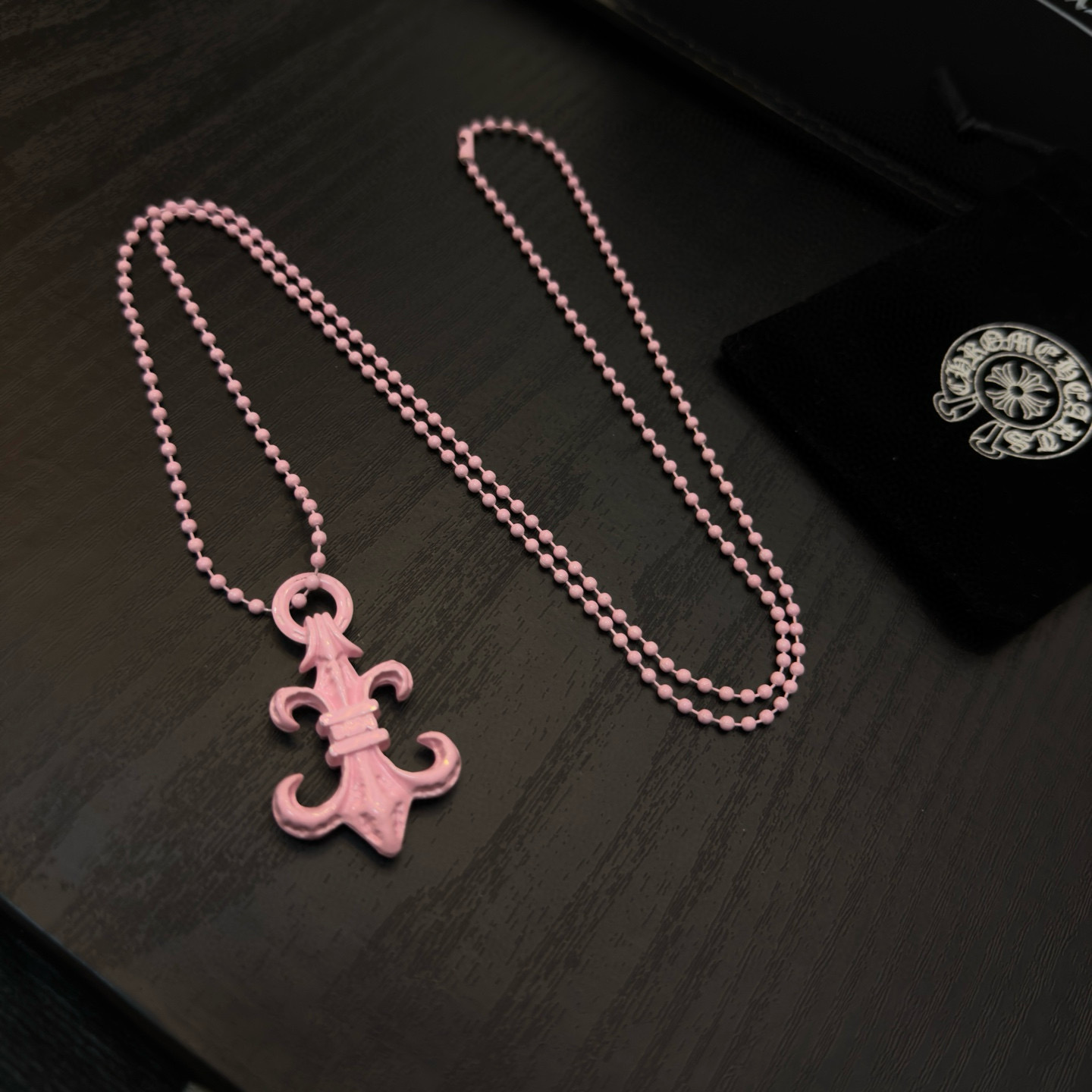 Chrome Hearts 新款Chrome Hearts 克罗心童军花树脂项链 工艺 颜色非常俏皮