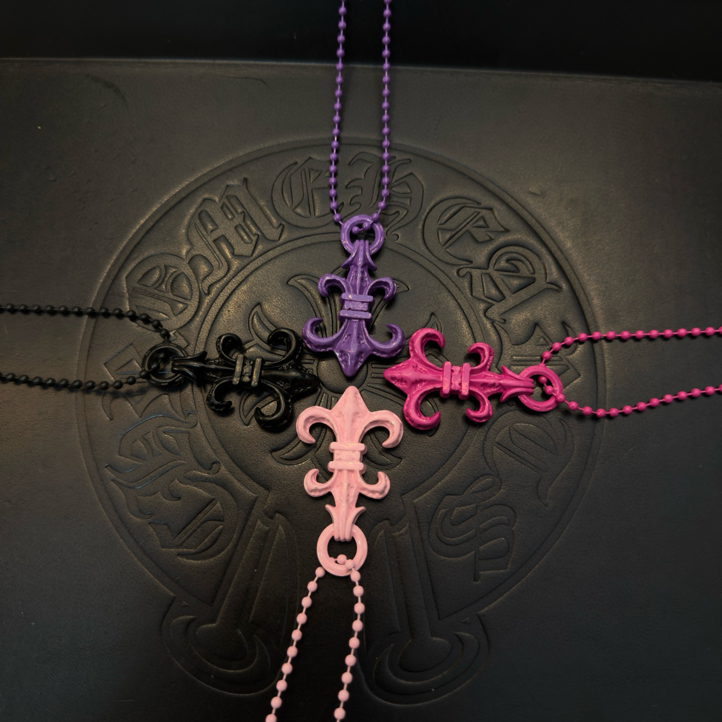 Chrome Hearts 新款Chrome Hearts 克罗心童军花树脂项链 工艺 颜色非常俏皮