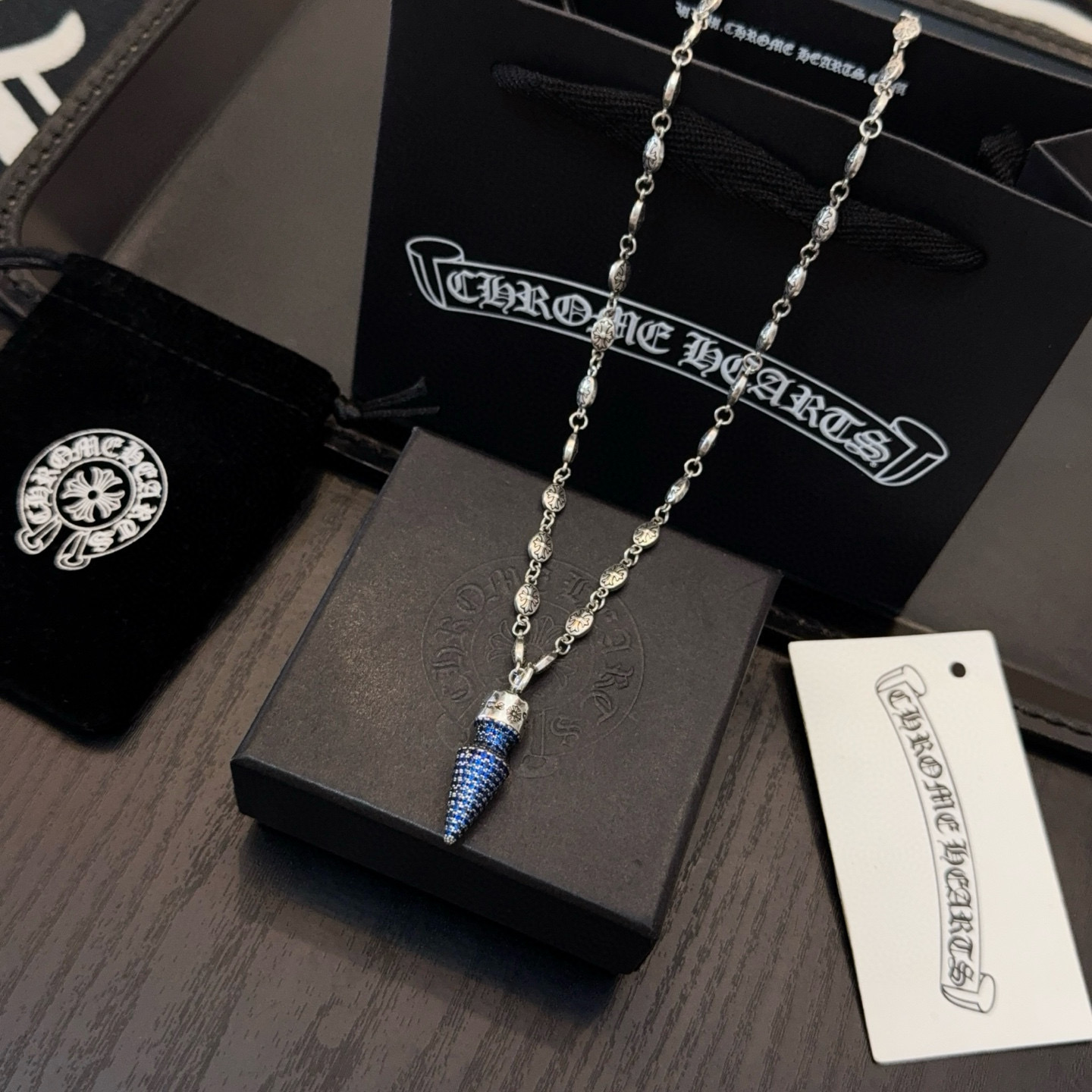 Chrome Hearts 新款【 品质】Chrome Hearts克罗心十字花球项链