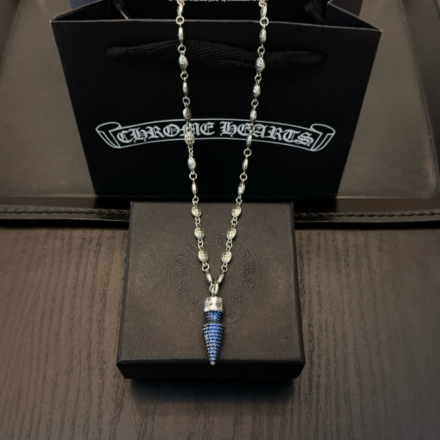 Chrome Hearts 新款【 品质】Chrome Hearts克罗心十字花球项链