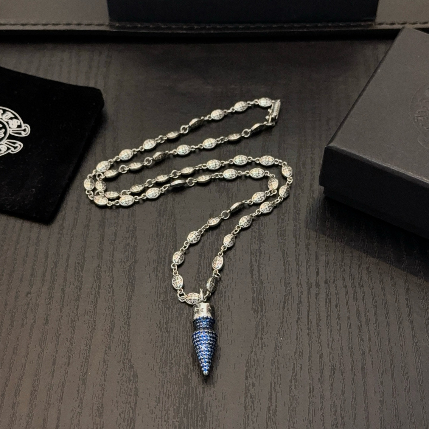 Chrome Hearts 新款【 品质】Chrome Hearts克罗心十字花球项链