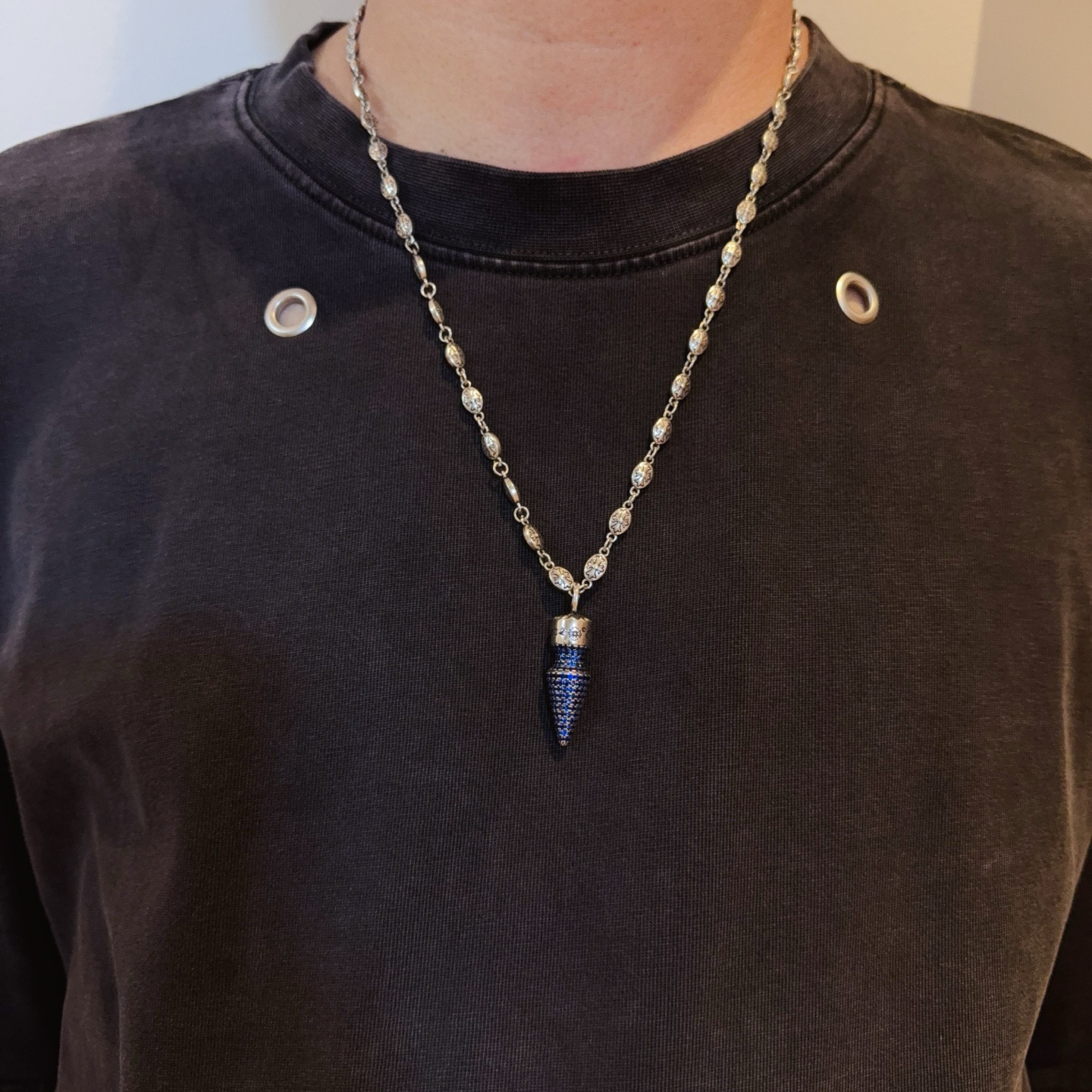 Chrome Hearts 新款【 品质】Chrome Hearts克罗心十字花球项链