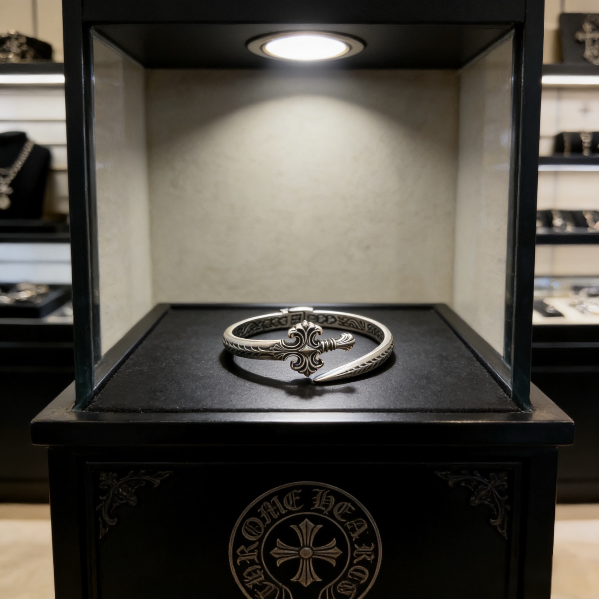 NO:763275,New [Counter Quality] Chrome Hearts Bracelet. The concave and convex shapes have different pattern design styles that are unique. The cross scout flower is the symbol of Chrome Hearts, so it is more durable. Genuine pattern-printed Chrome Hearts distinguishes the ordinary light version on the market. Match the version and benchmark quality. Look at the printing details. The degree of retro gray oxidation. Seiko version!  , jewelry boutique, chrome hearts, chrome hearts, bracelet19860909新款【专柜品质】Chrome Hearts克罗心手镯 凹凸造型不同的花纹设计风格呈现出与众不同 十字架童军花是克罗心的标志 所以更经久不衰 正品打版Chrome Hearts克罗心 区别市场普通轻版 对版对标品质 看字印细节 复古做旧灰氧程度.精工版本！,饰品精品,chrome hearts,chrome hearts,bracelet,Jewelry