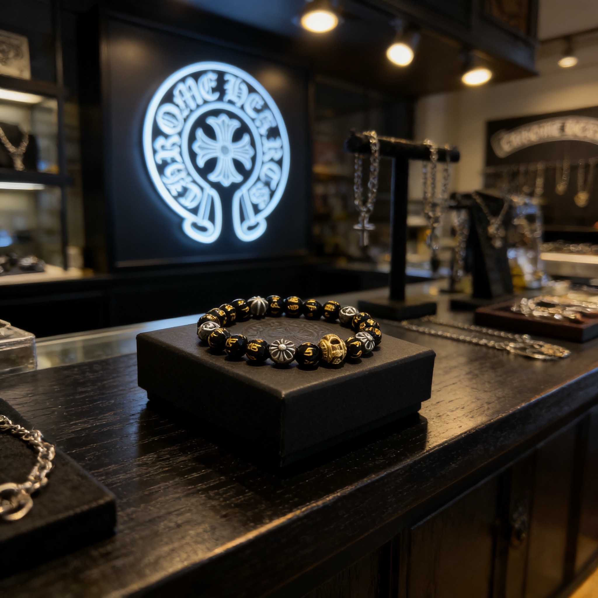 Chrome Hearts 新款【 品质】Chrome Hearts克罗心 多元素手链 手串