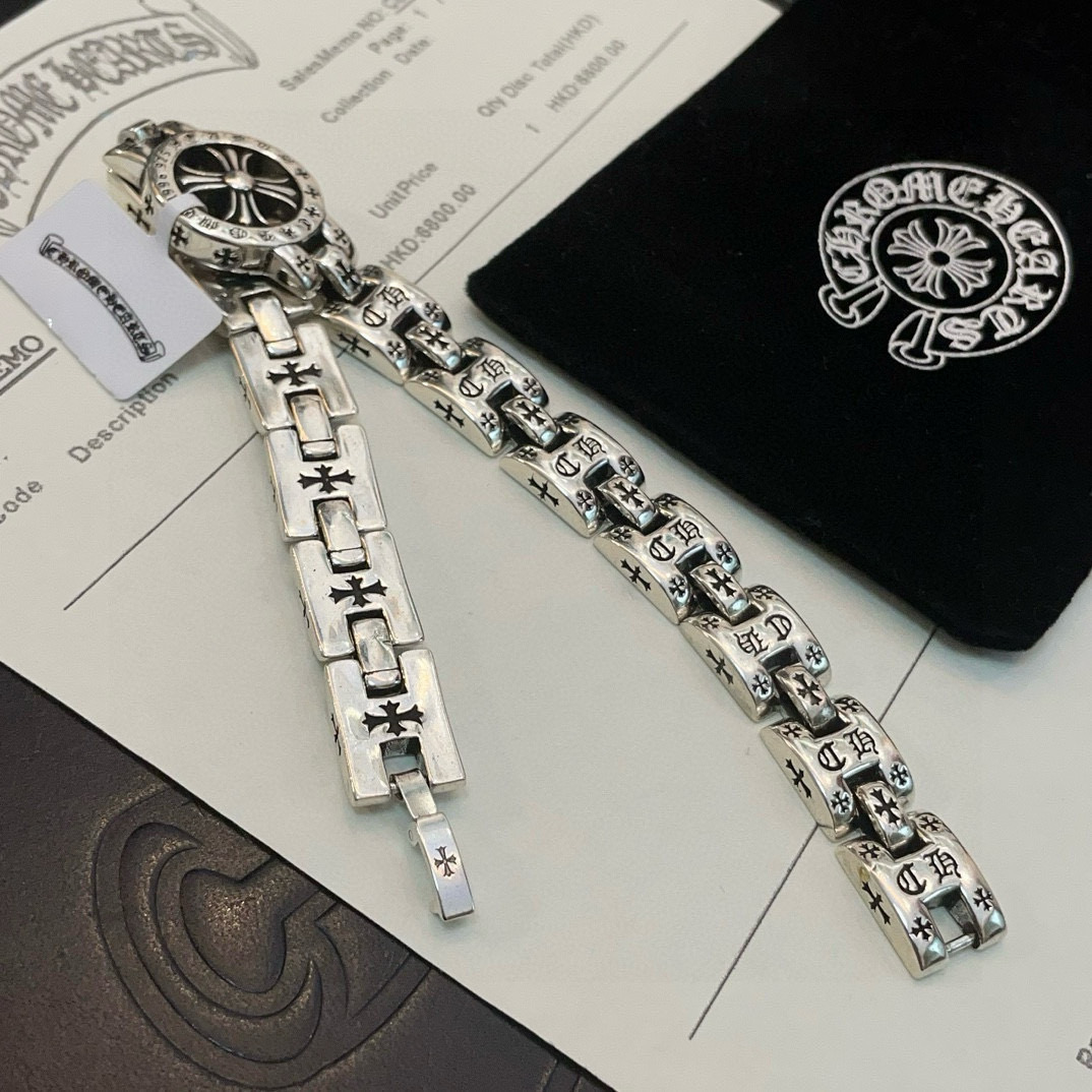 Chrome Hearts 品质Chrome Hearts克罗心 十字架表带手链