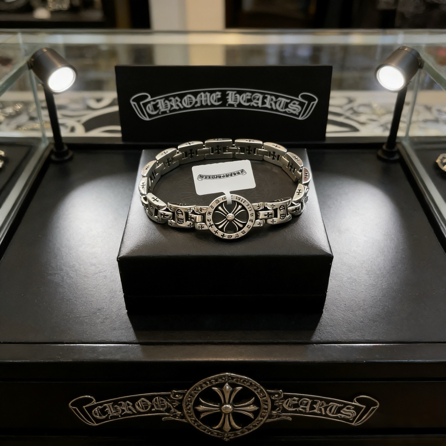 Chrome Hearts 品质Chrome Hearts克罗心 十字架表带手链