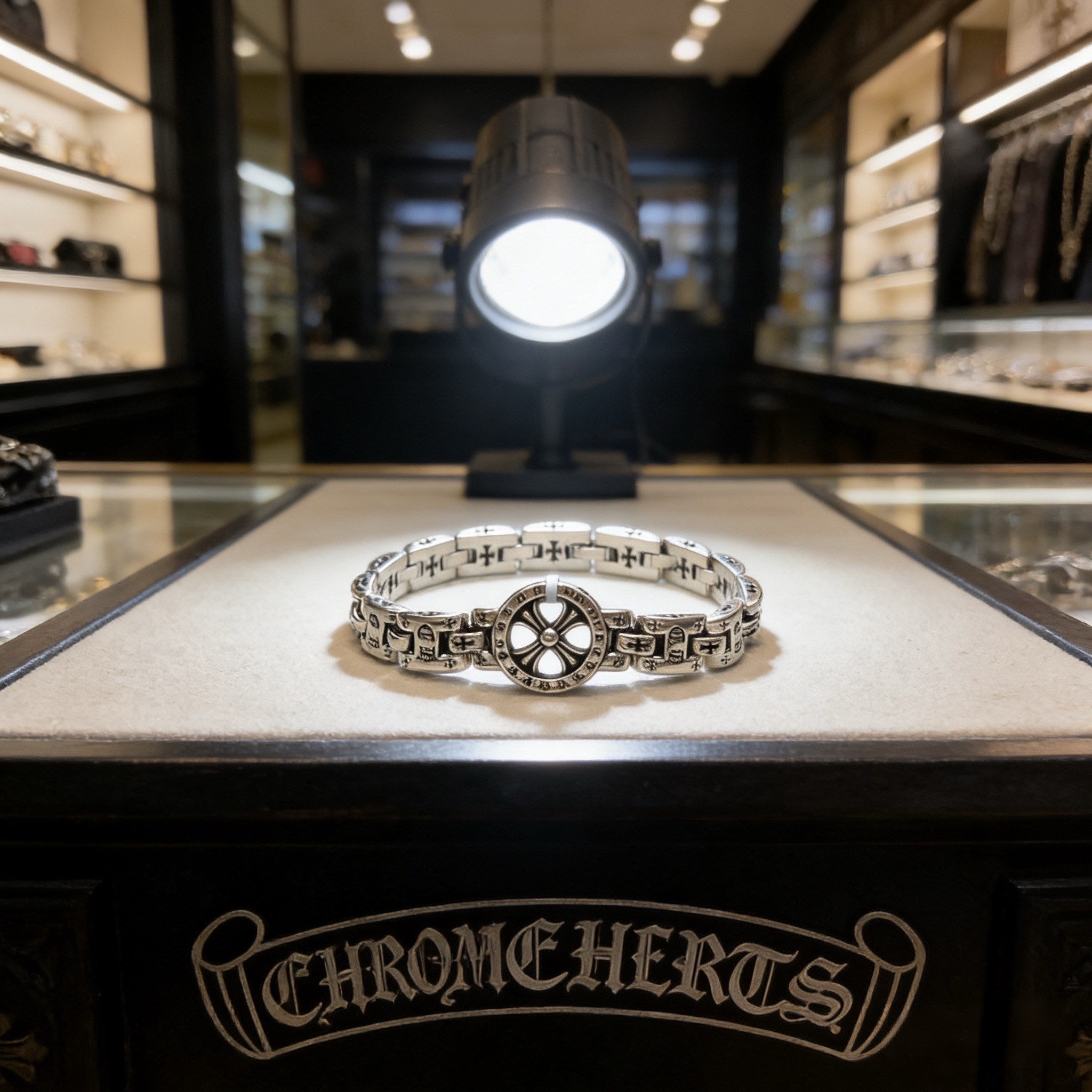 Chrome Hearts 品质Chrome Hearts克罗心 十字架表带手链