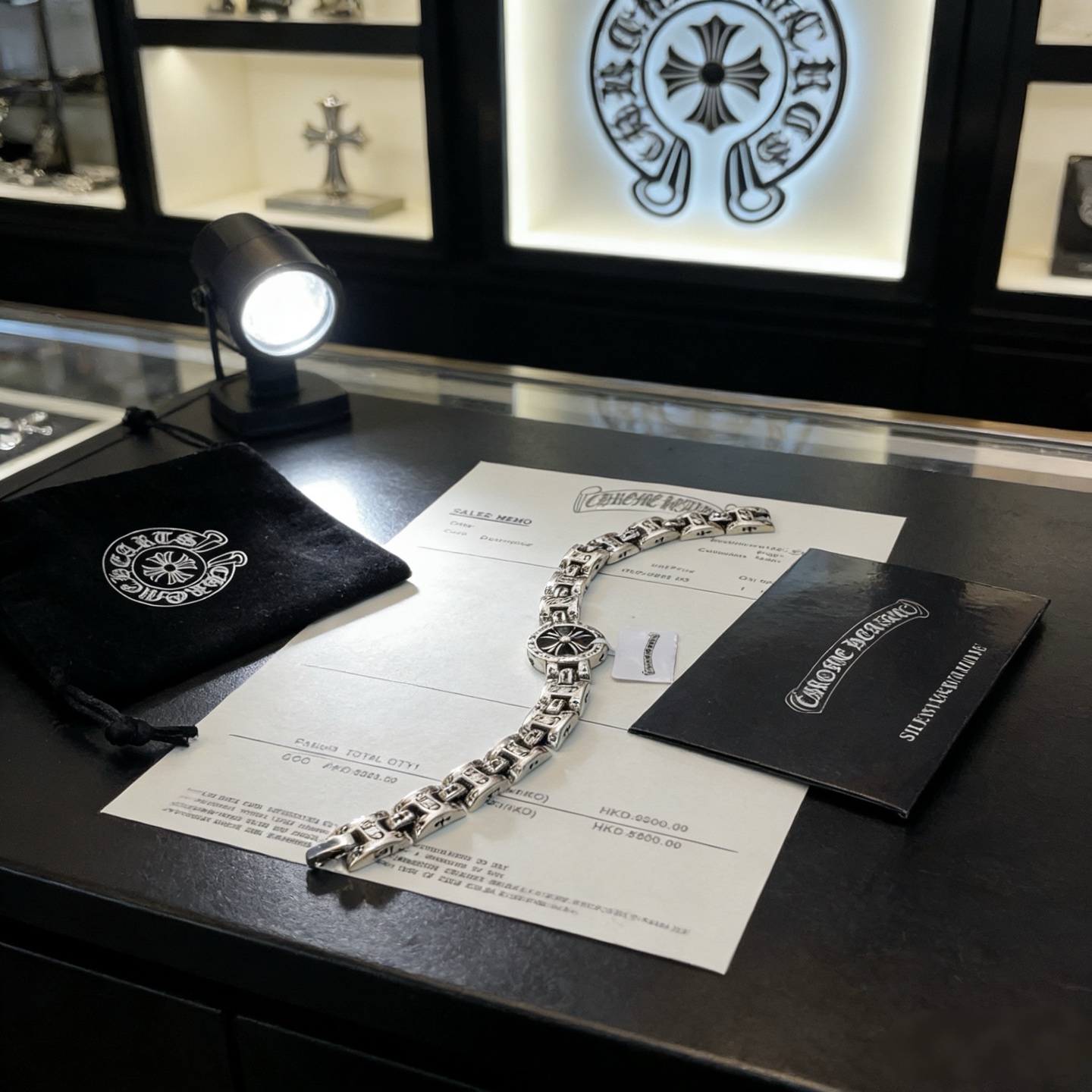Chrome Hearts 品质Chrome Hearts克罗心 十字架表带手链