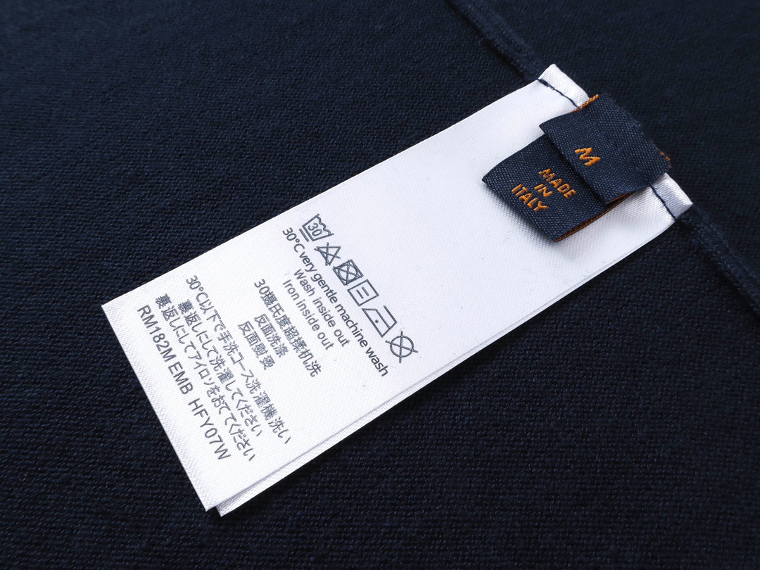 Louis Vuitton LV2024SS春夏新款提花针织棉质短袖T恤