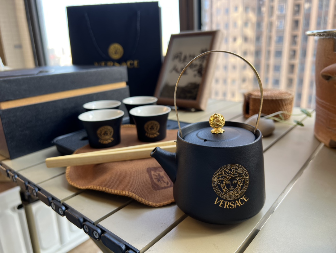 VERSACE范思哲黑陶茶具套组,享茗茶乐趣,为生活注入元气活力,畅想茶趣 5