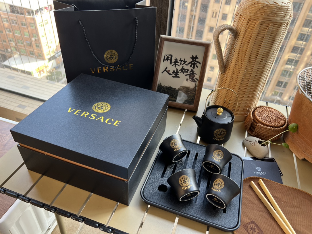 VERSACE范思哲黑陶茶具套组,享茗茶乐趣,为生活注入元气活力,畅想茶趣 8