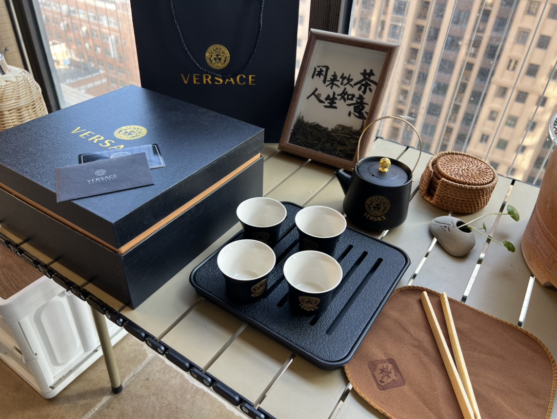 VERSACE范思哲黑陶茶具套组,享茗茶乐趣,为生活注入元气活力,畅想茶趣 7