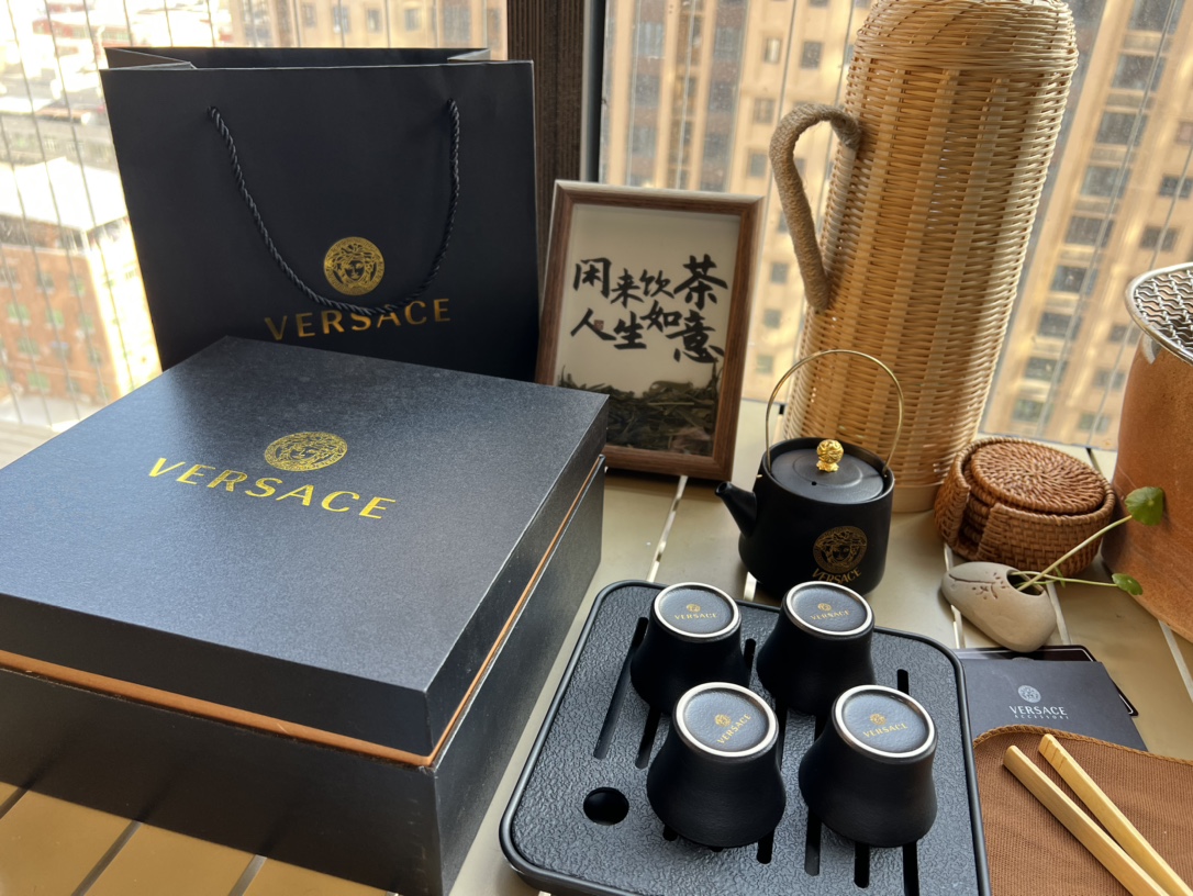 VERSACE范思哲黑陶茶具套组,享茗茶乐趣,为生活注入元气活力,畅想茶趣 9