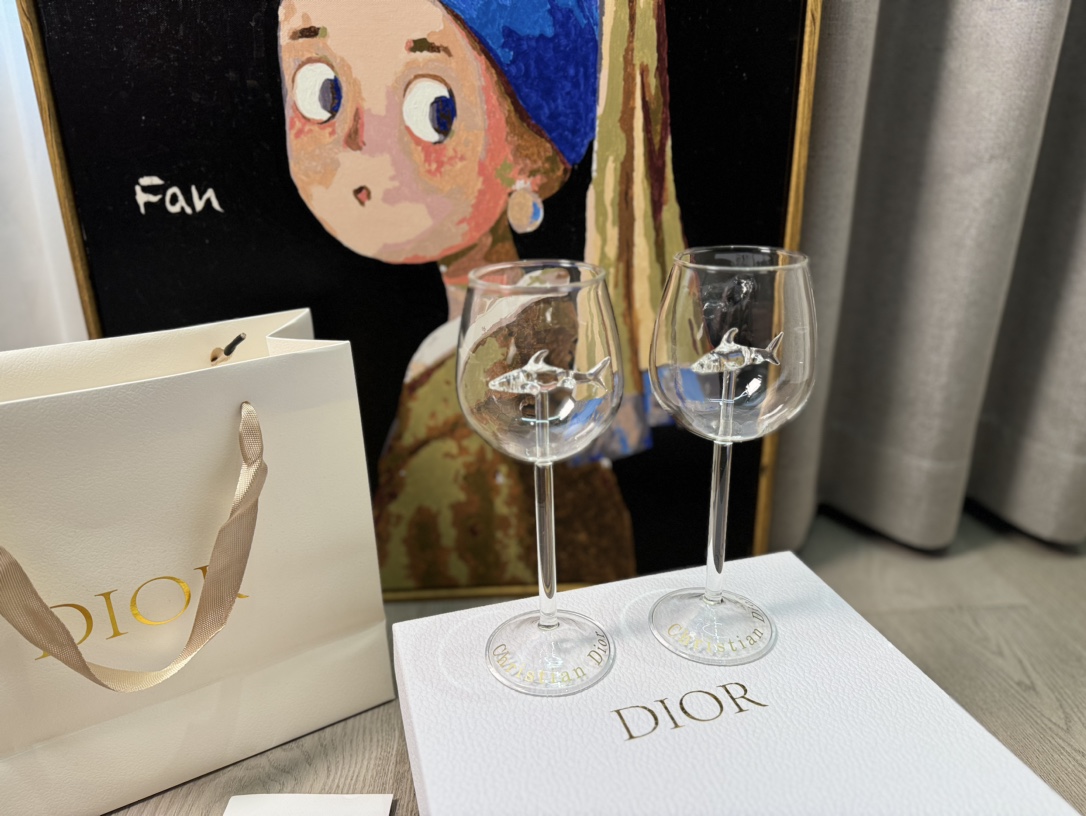 Dior迪奥红酒杯 外贸出口 8