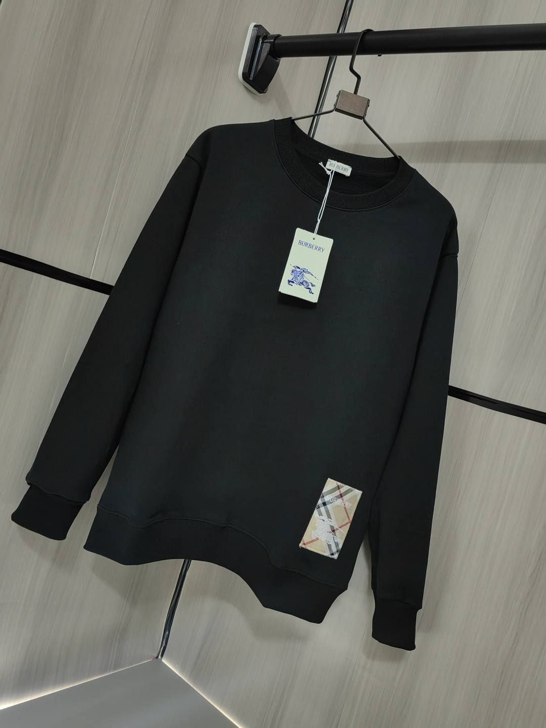 BUEBERRY メンズ・レディース兼用 ルーズフィットクルーネックスウェット