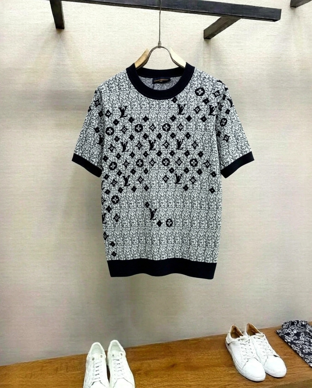 P120 Louis Vuitton/Louis Vuitton, letras clásicas estampadas completas, mejorado, inspirado en el estilo retro de los a…