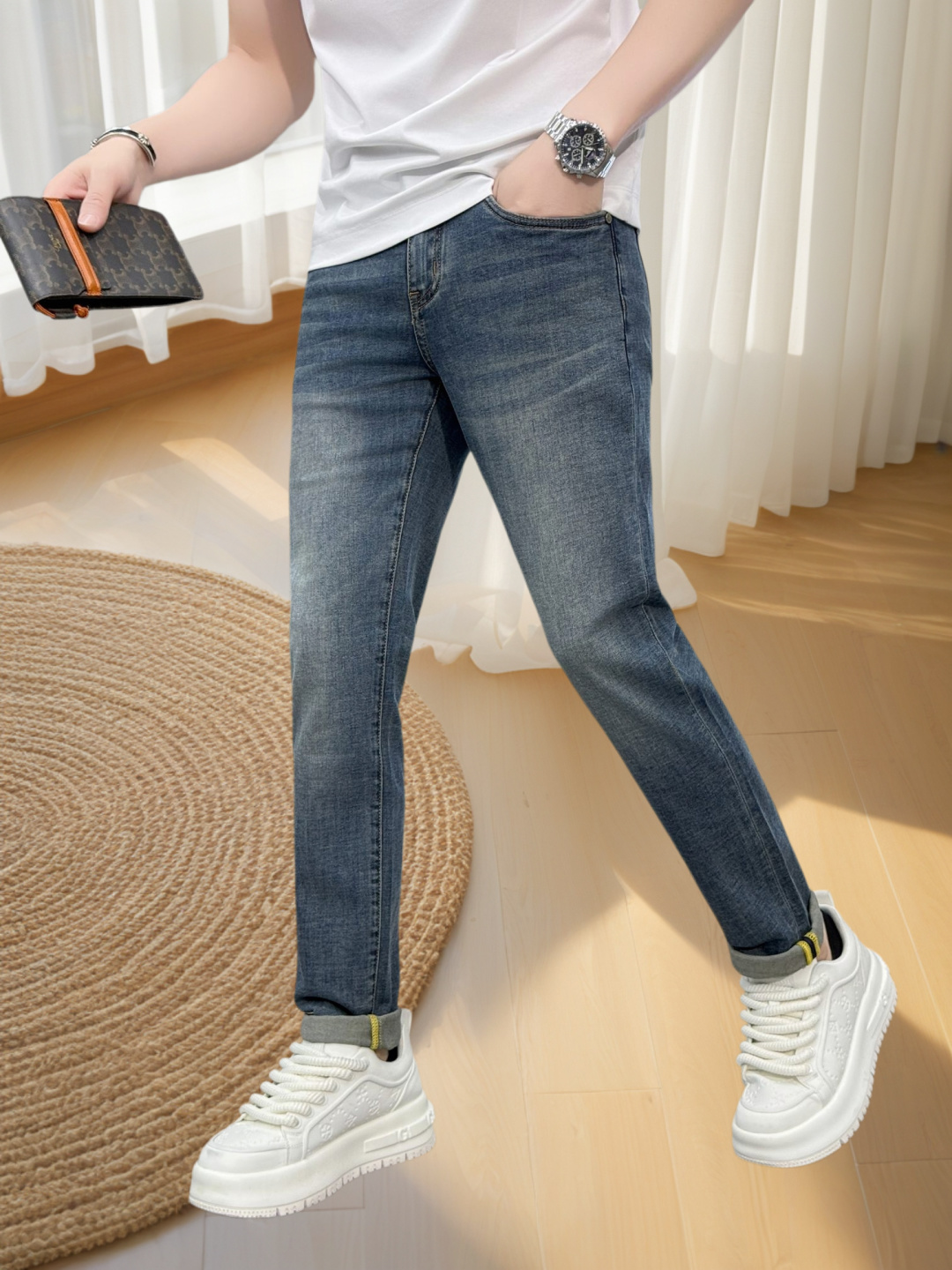 🔥 Loro piana 诺悠翩雅 26年新款牛仔裤🔥专柜热销款休闲裤 品味与价值共享 身穿着非常舒适 