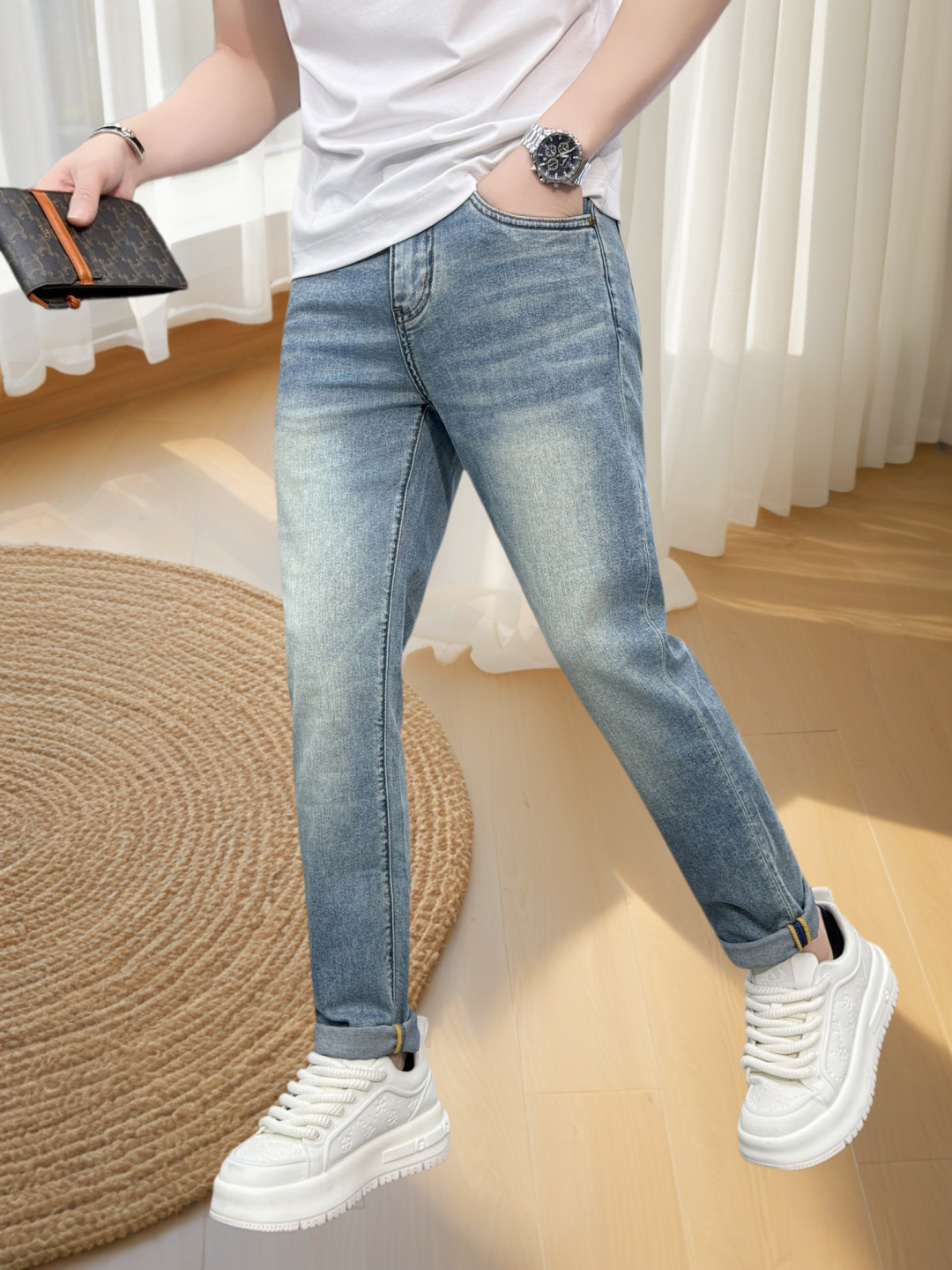 🔥VERSACE 范思哲 26年新款牛仔裤🔥专柜热销款休闲裤 品味与价值共享 身穿着非常舒适 低调不失奢