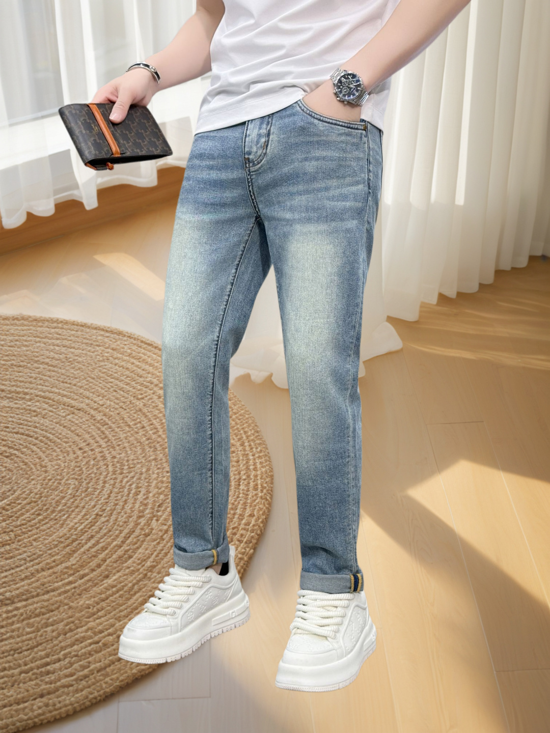 🔥VERSACE 范思哲 26年新款牛仔裤🔥专柜热销款休闲裤 品味与价值共享 身穿着非常舒适 低调不失奢