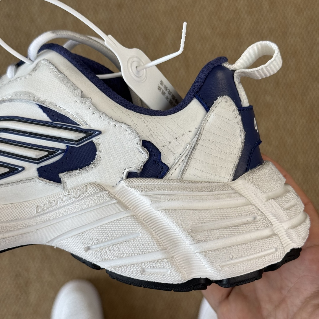 福利特价GT版 巴黎世家16代 Monday 白蓝Balenciaga Monday 巴黎世家牛皮革圆头