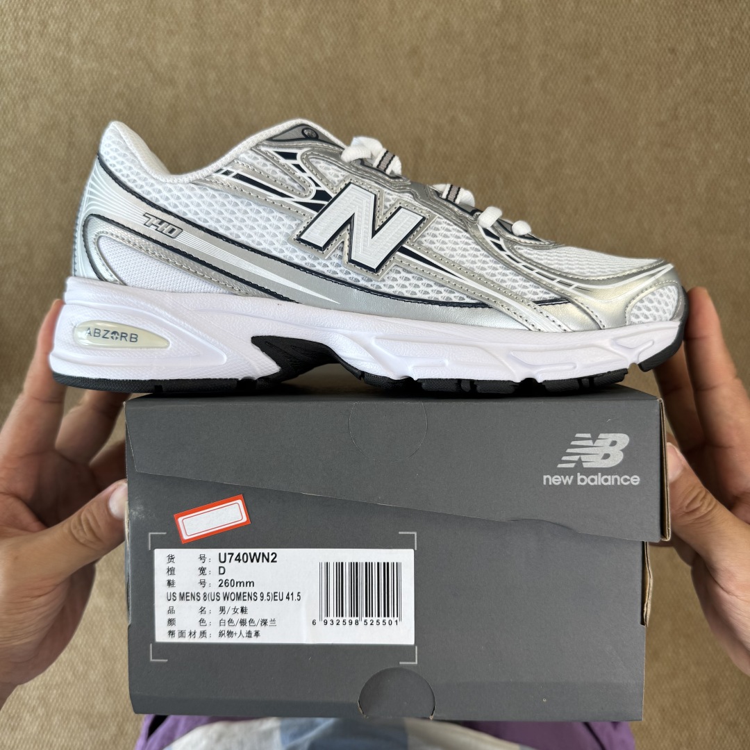 
最强性价比！新百伦nb740 第5色 银黑
大厂出品，品质优价格合理，降维打击‼️
尺码36-46.