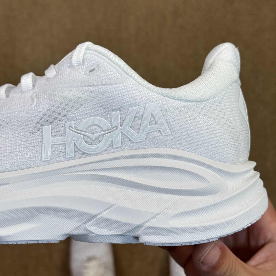 【纯原】HOKA ONE ONE Clifton 克里夫顿10代专业性能减震公路跑步鞋 第1色:纯白色 