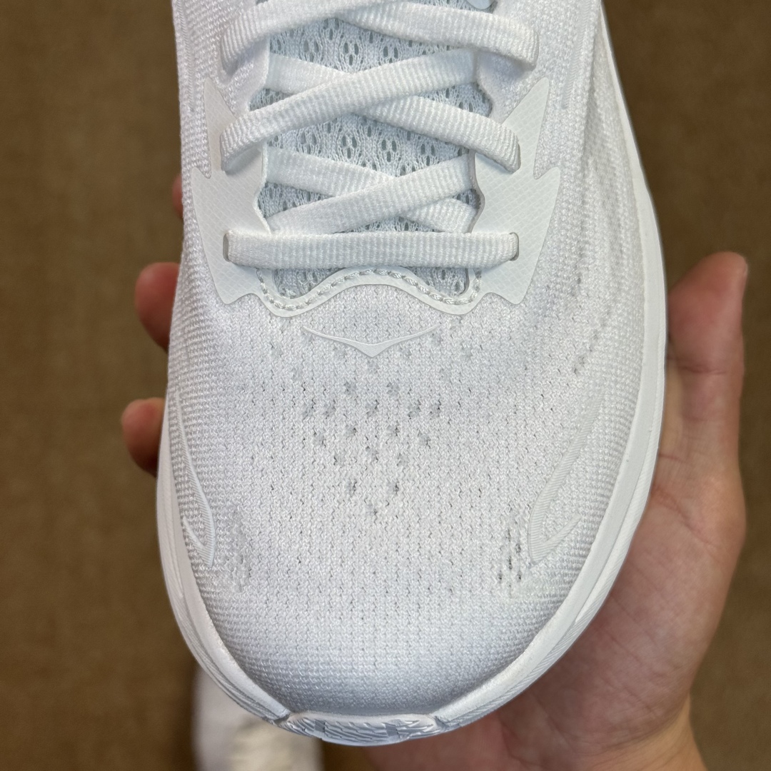 【纯原】HOKA ONE ONE Clifton 克里夫顿10代专业性能减震公路跑步鞋 第1色:纯白色 