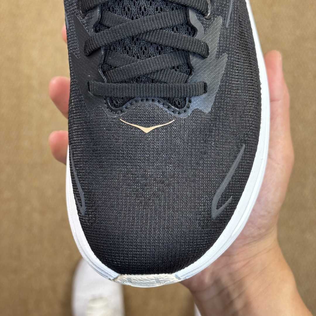 【纯原】HOKA ONE ONE Clifton 克里夫顿10代专业性能减震公路跑步鞋 第2色:黑白 货