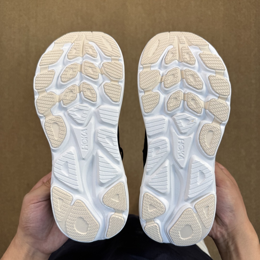 【纯原】HOKA ONE ONE Clifton 克里夫顿10代专业性能减震公路跑步鞋 第2色:黑白 货