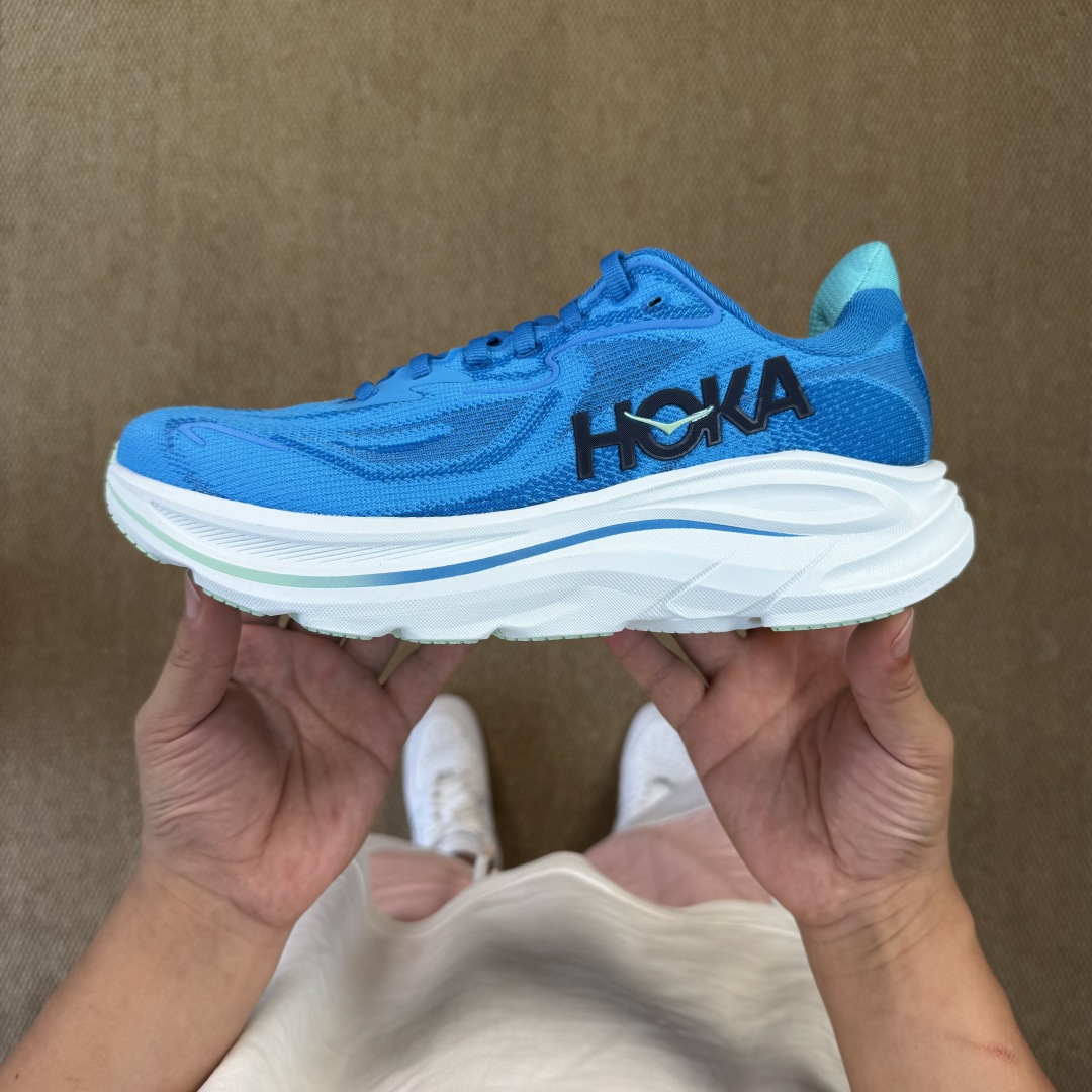 【纯原】HOKA ONE ONE Clifton 克里夫顿10代专业性能减震公路跑步鞋 第3色:蓝色 货