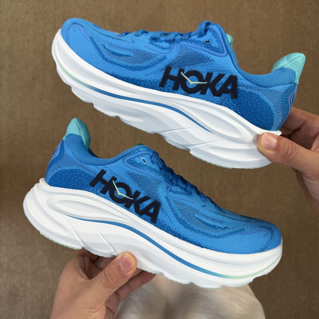 【纯原】HOKA ONE ONE Clifton 克里夫顿10代专业性能减震公路跑步鞋 第3色:蓝色 货