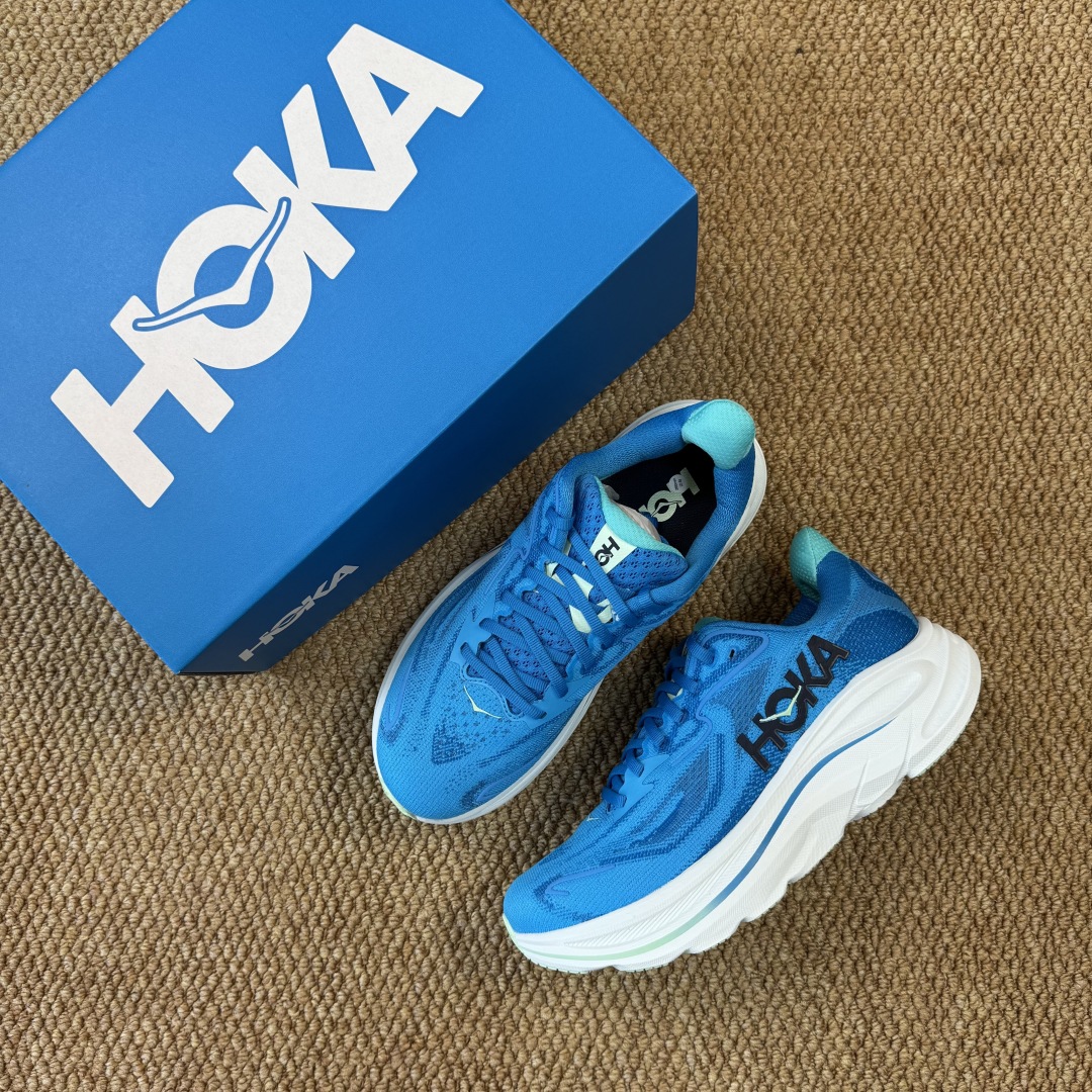 【纯原】HOKA ONE ONE Clifton 克里夫顿10代专业性能减震公路跑步鞋 第3色:蓝色 货