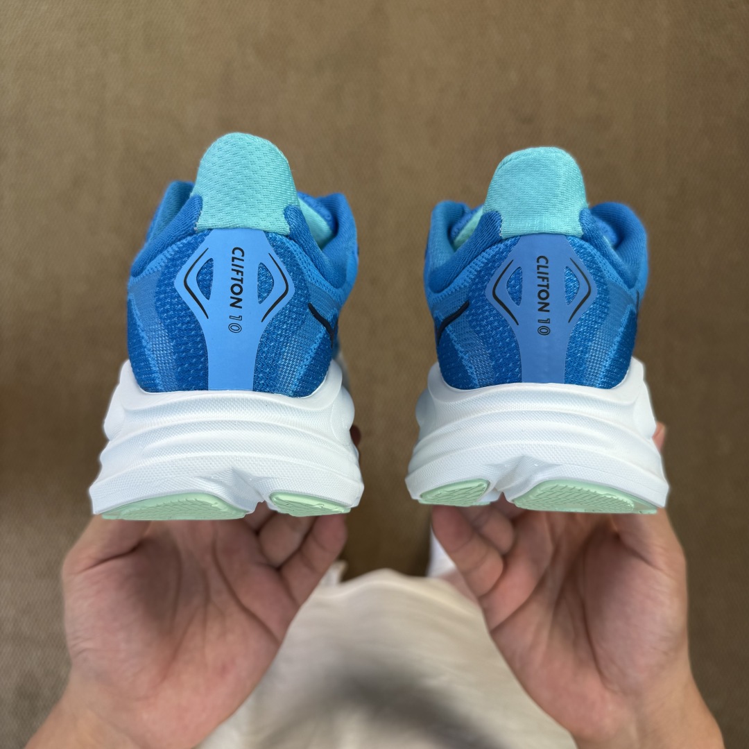 【纯原】HOKA ONE ONE Clifton 克里夫顿10代专业性能减震公路跑步鞋 第3色:蓝色 货